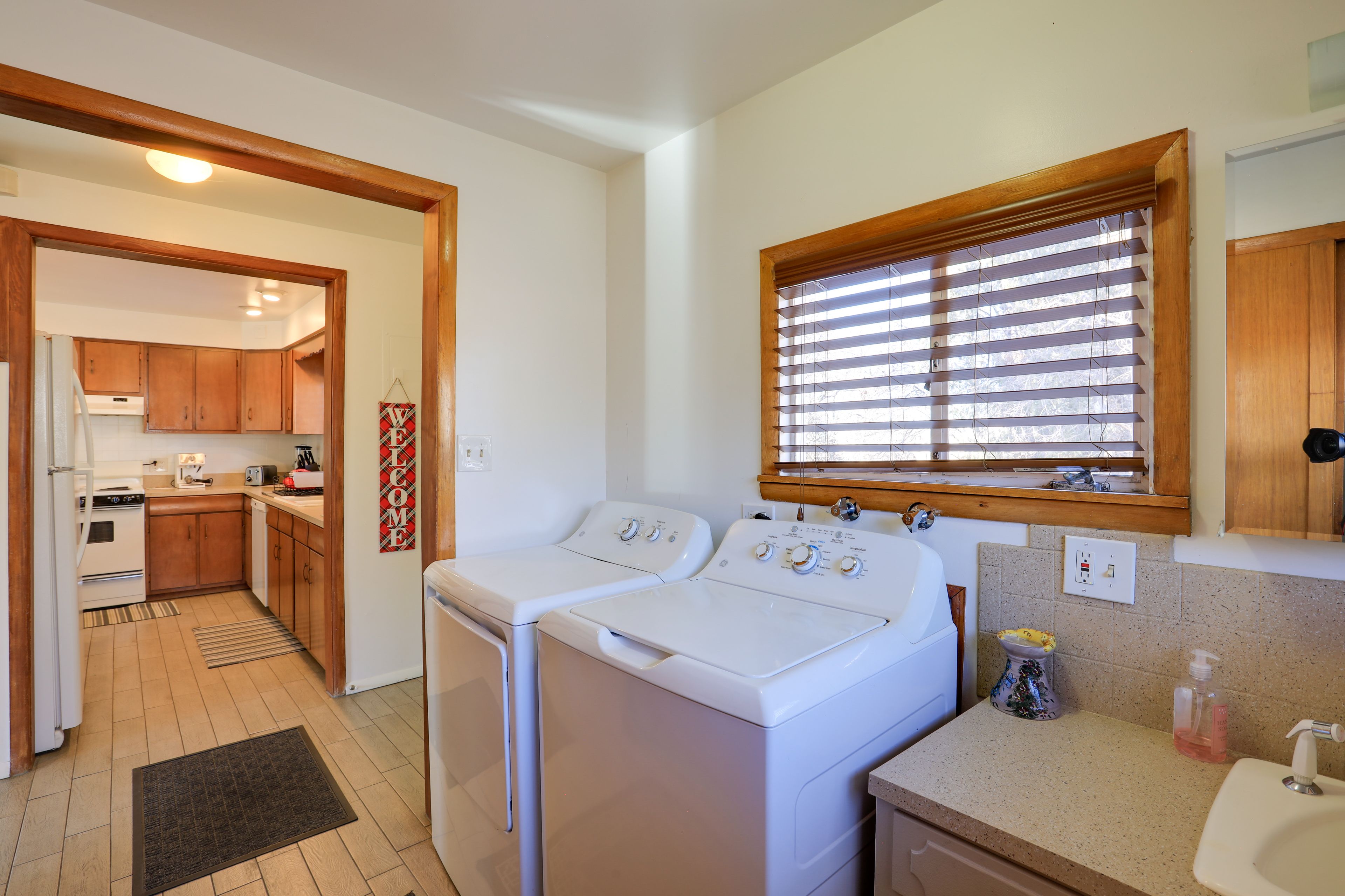 Half Bathroom | Main Level | Washer & Dryer