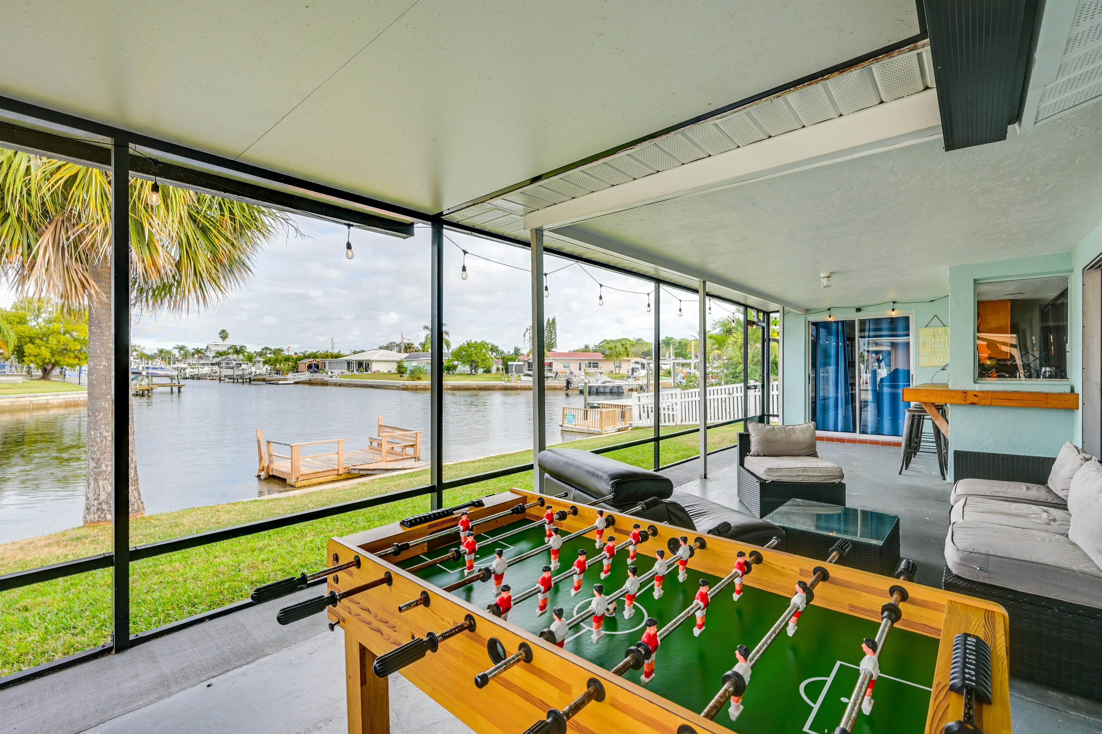 New Port Richey Vacation Rental | 3BR | 2BA | 1,300 Sq Ft | Small Step to Enter