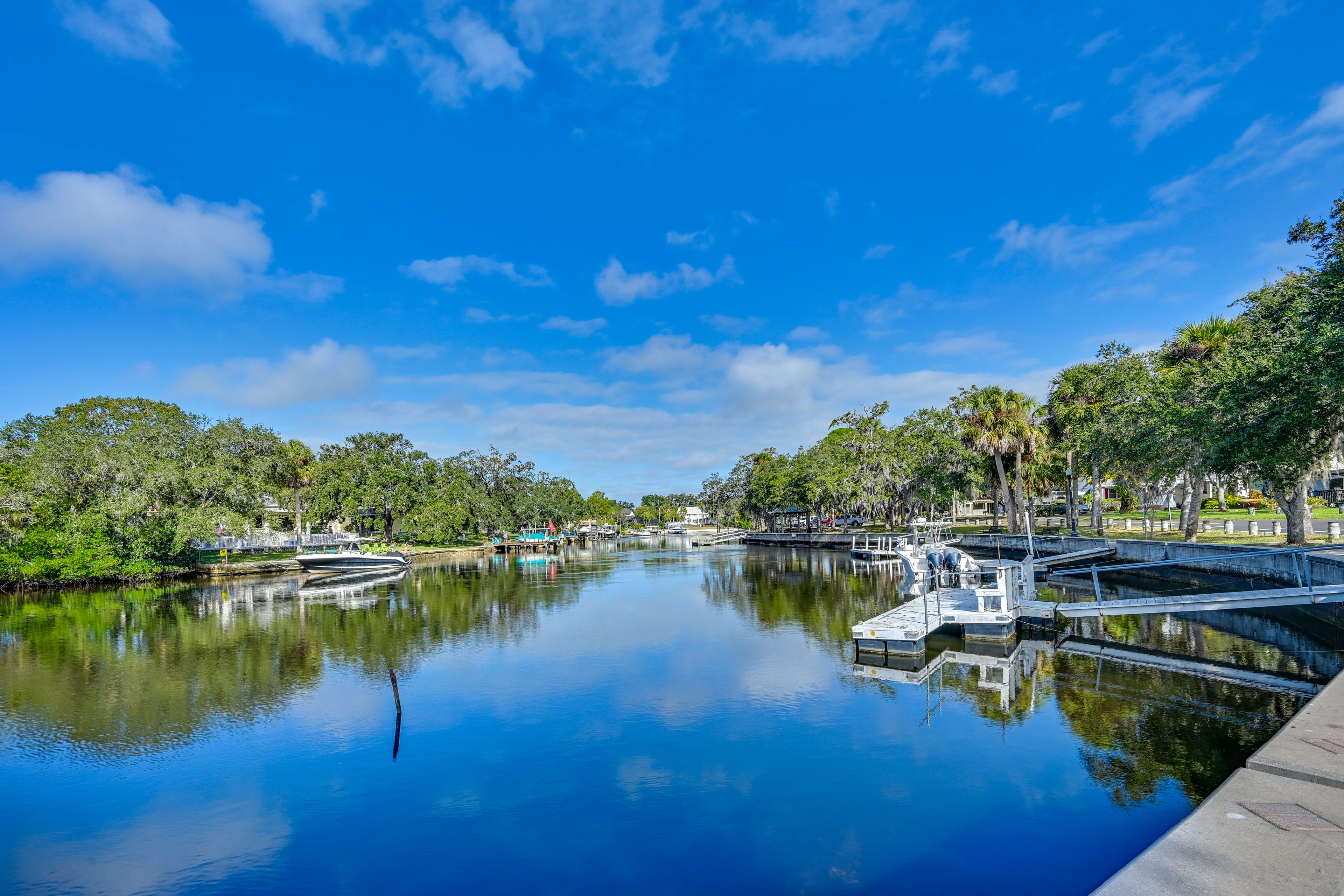 New Port Richey Vacation Rental | 2BR | 1BA | 1,200 Sq Ft | 1 Step to Enter