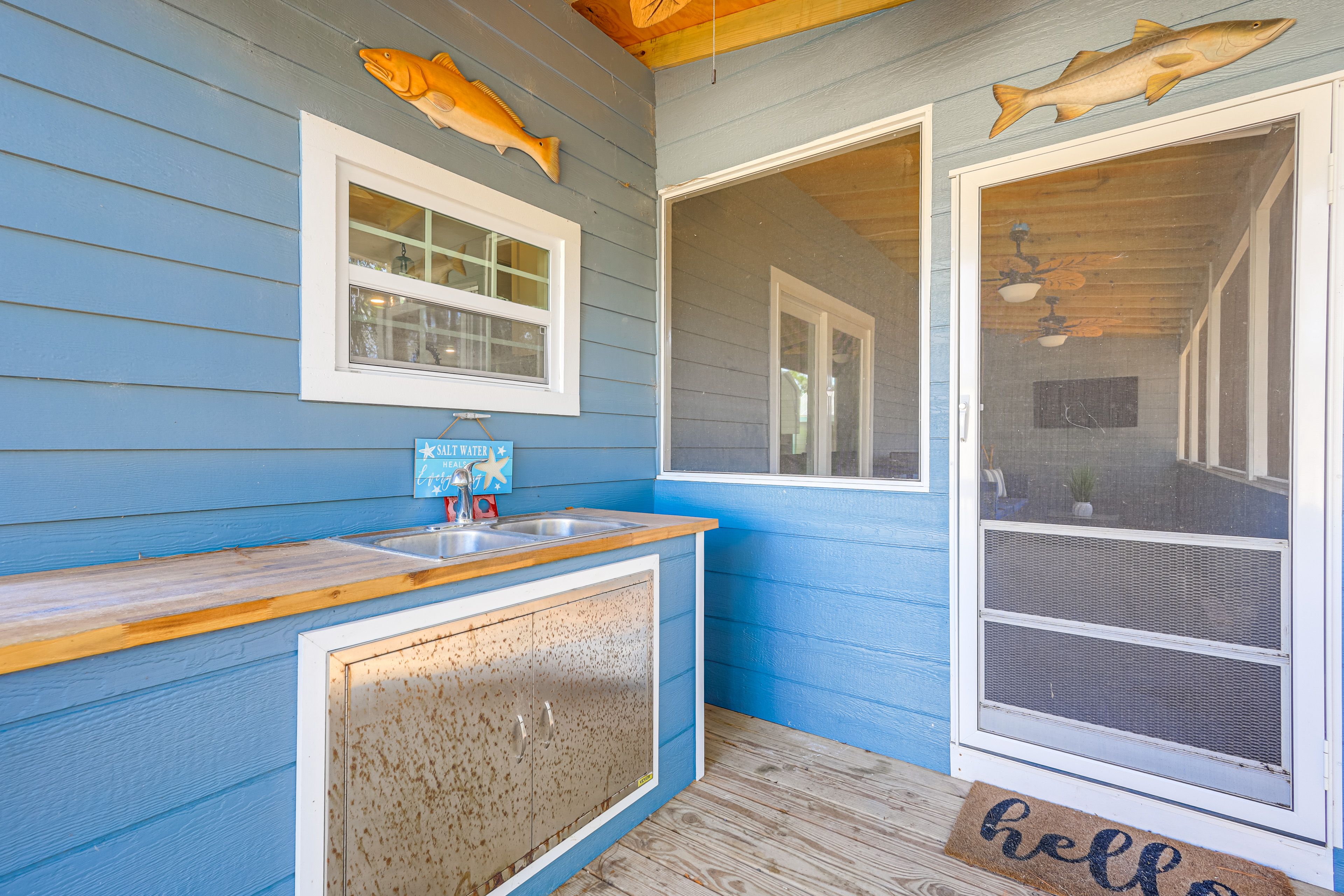 House Exterior | Fish Cleaning Station