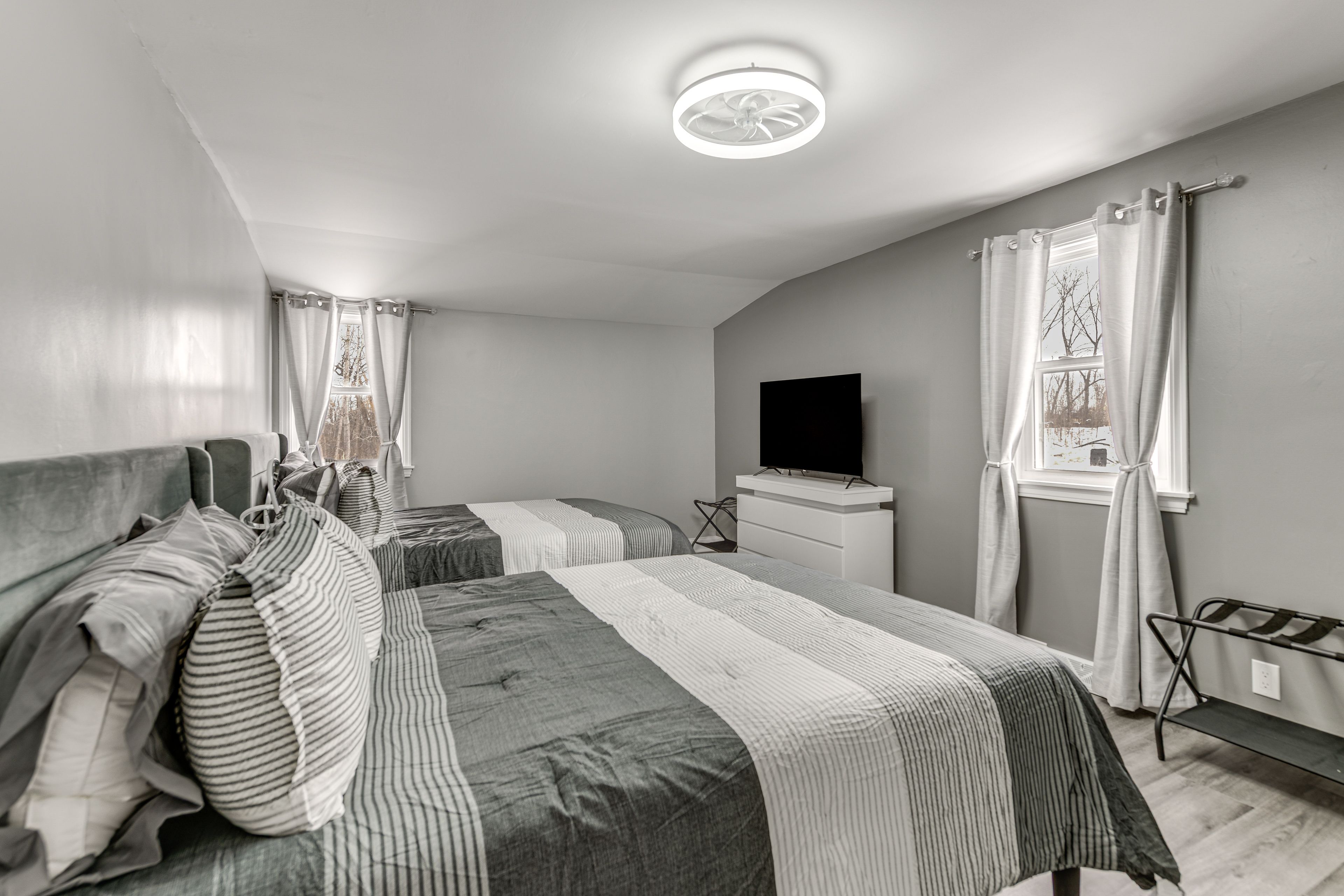 Bedroom 2 | 2 Queen Beds | 1st Floor