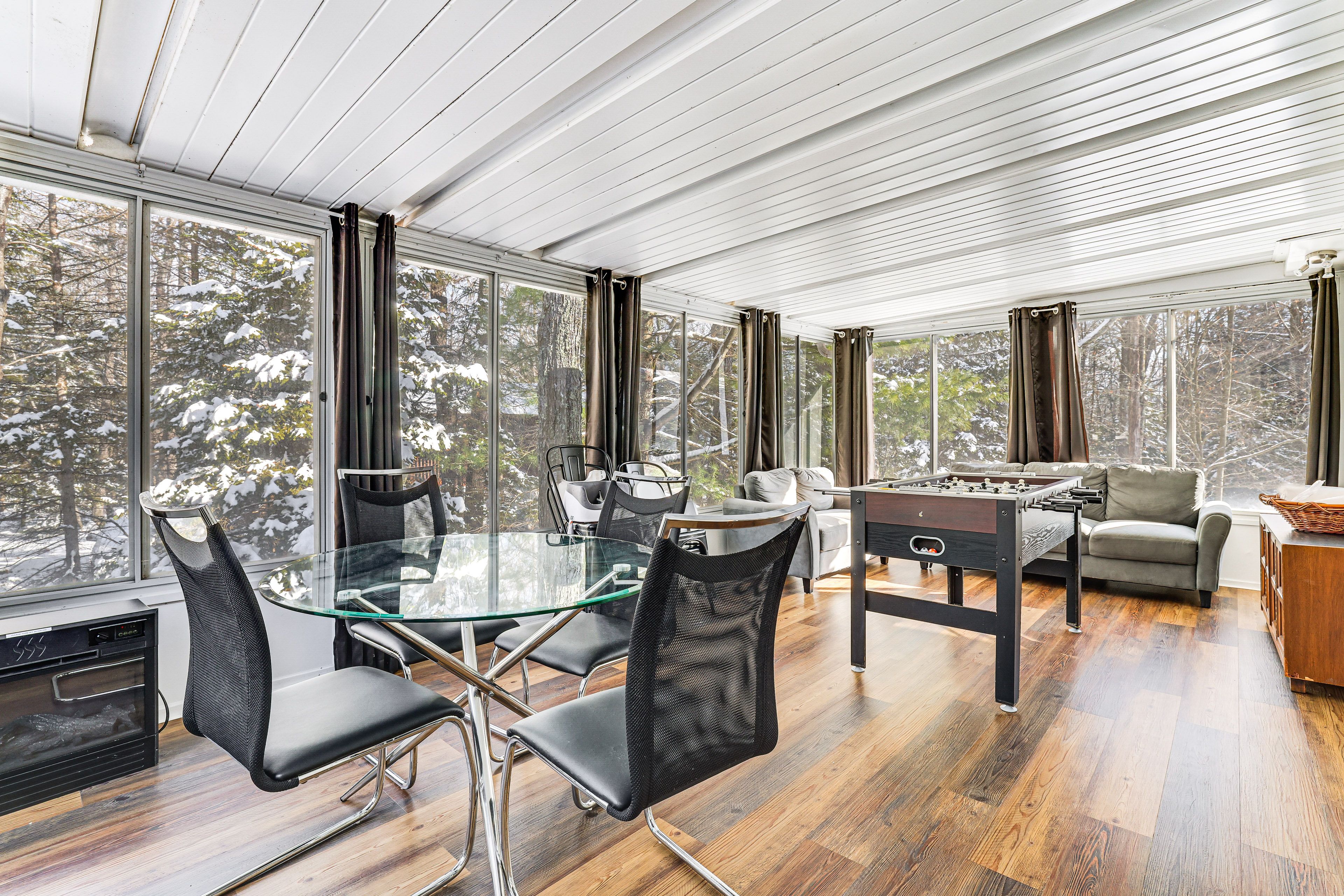 Sunroom | Foosball Table | Dining Area | 1st Floor