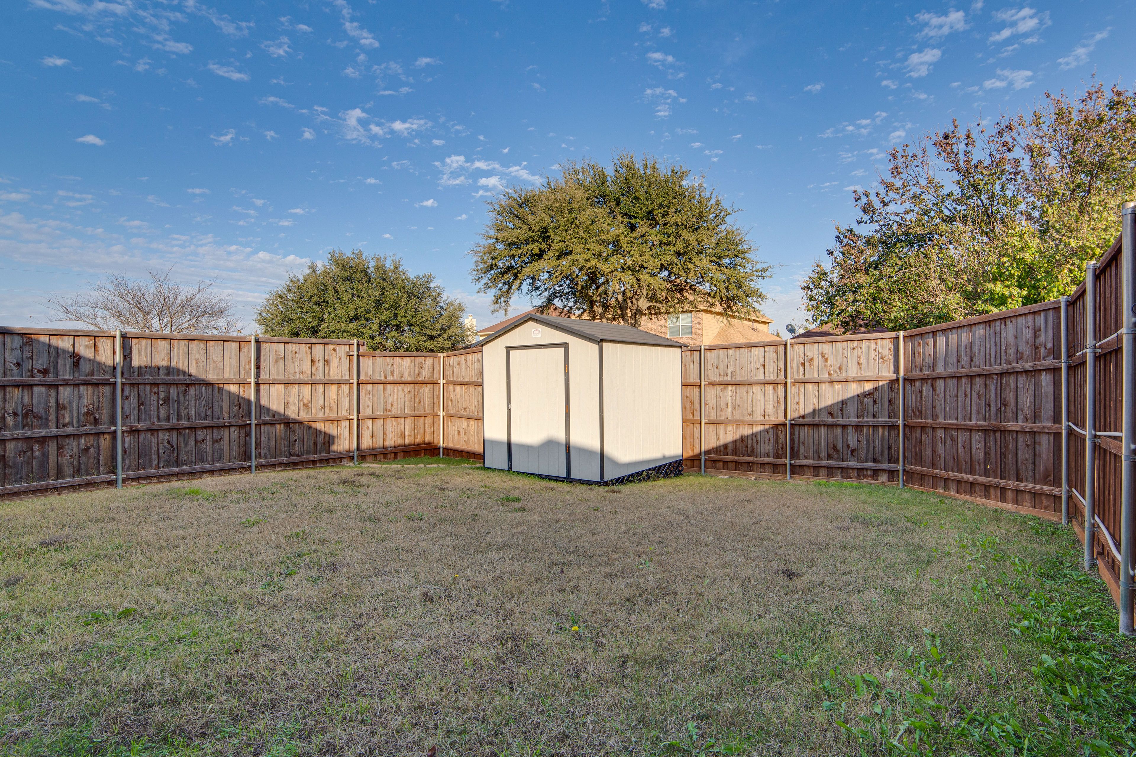 Fenced Backyard