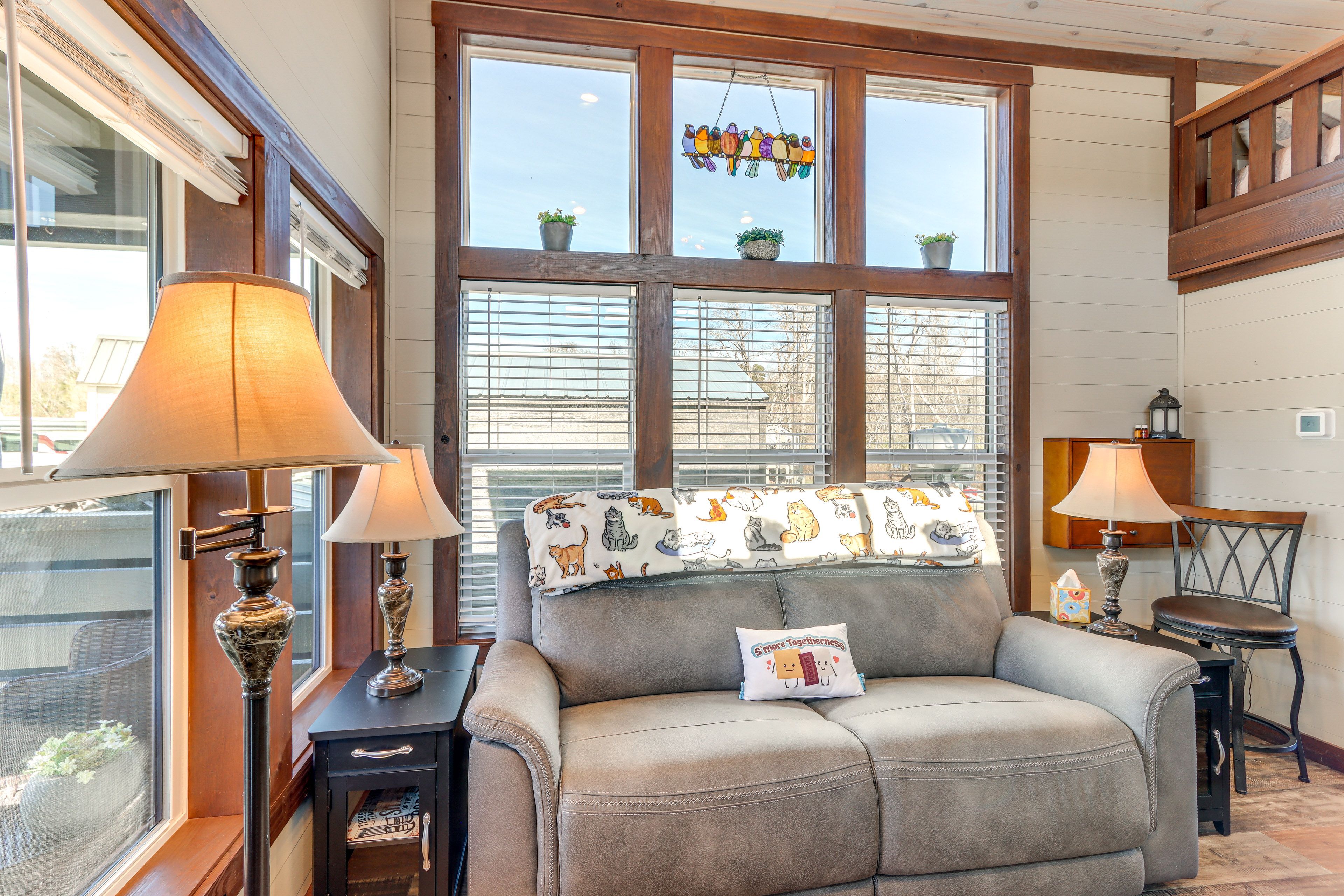 Living Room | Smart TV | Electric Fireplace | Main Level