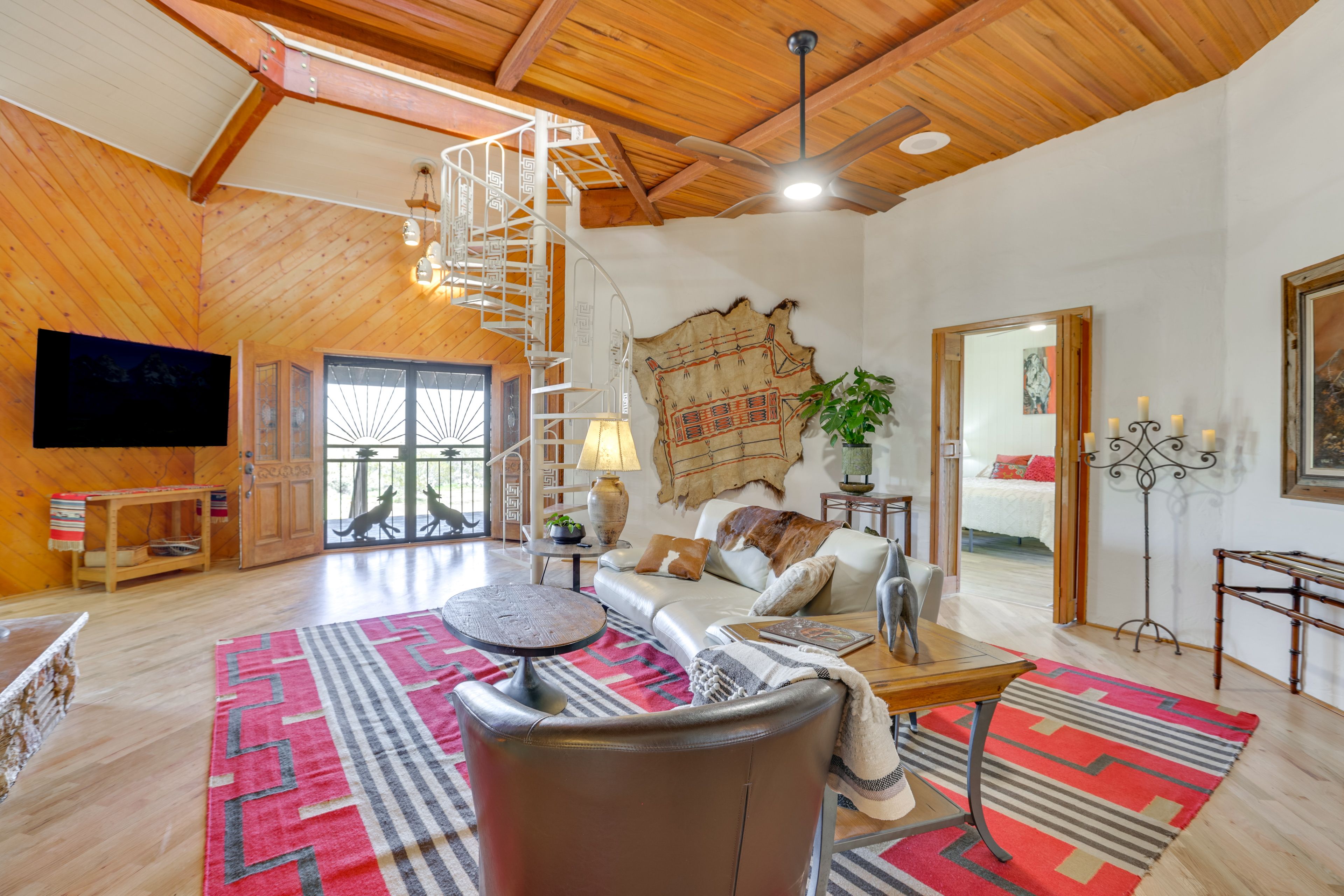 Living Room | Main Level | Wood-Burning Fireplace | Smart TV