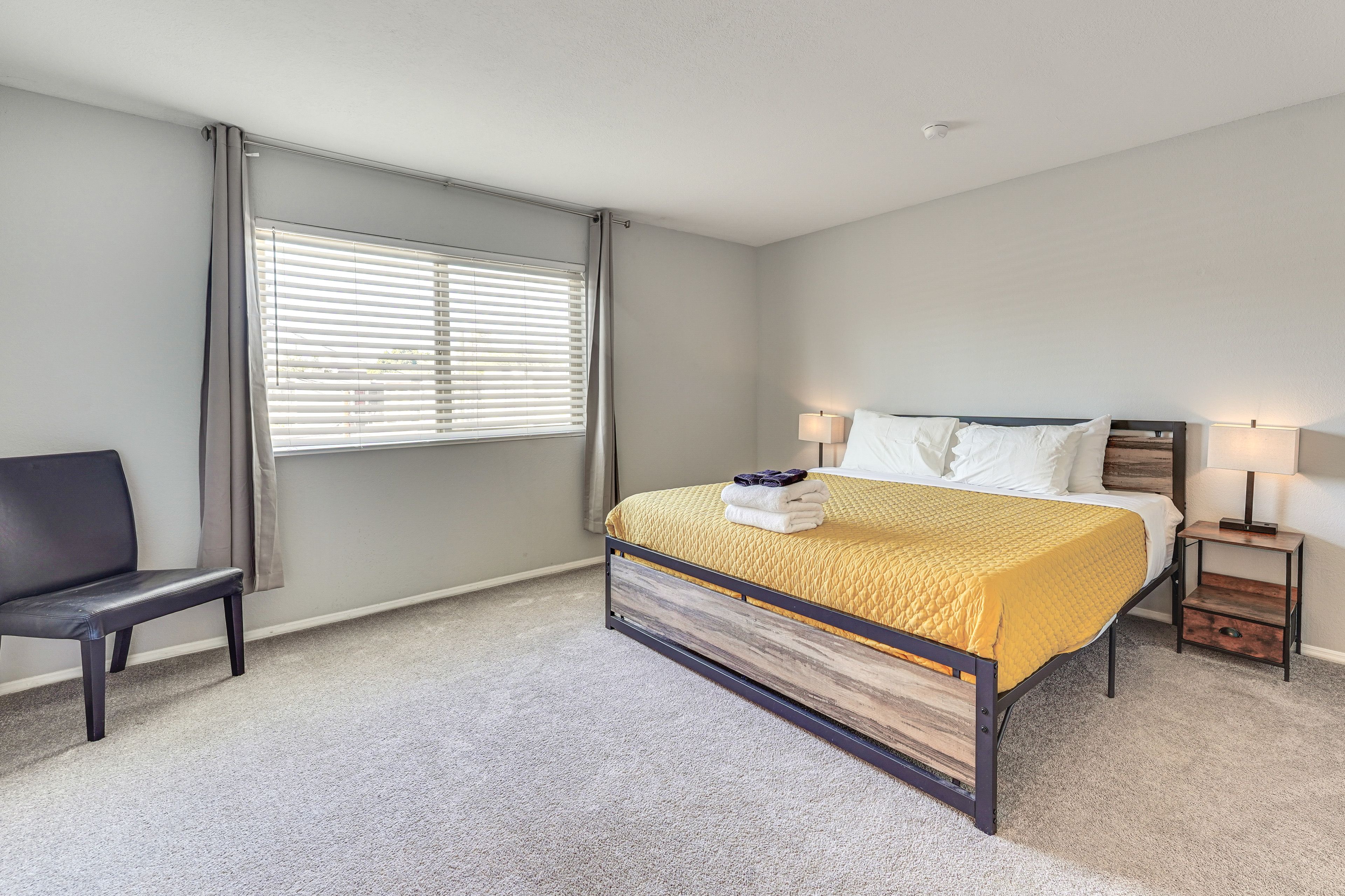 Bedroom 1 | King Bed | 2nd Floor | Linens Provided