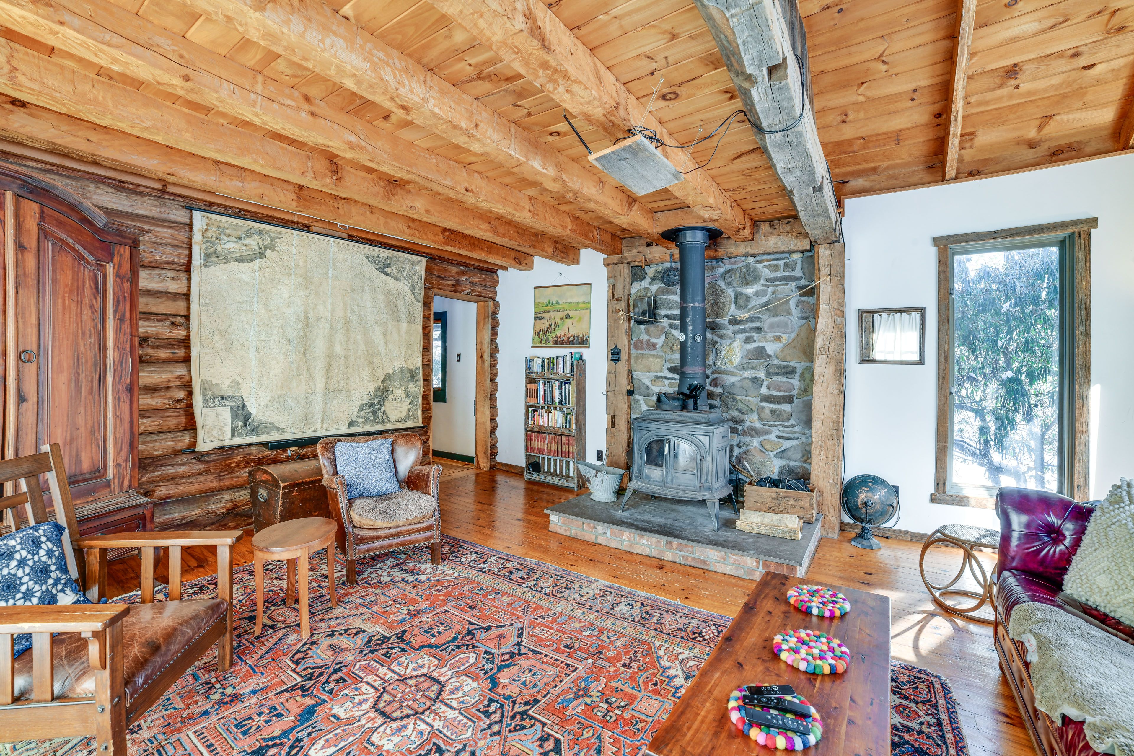 Living Room | Main Level | Projector | Full Sleeper Sofa