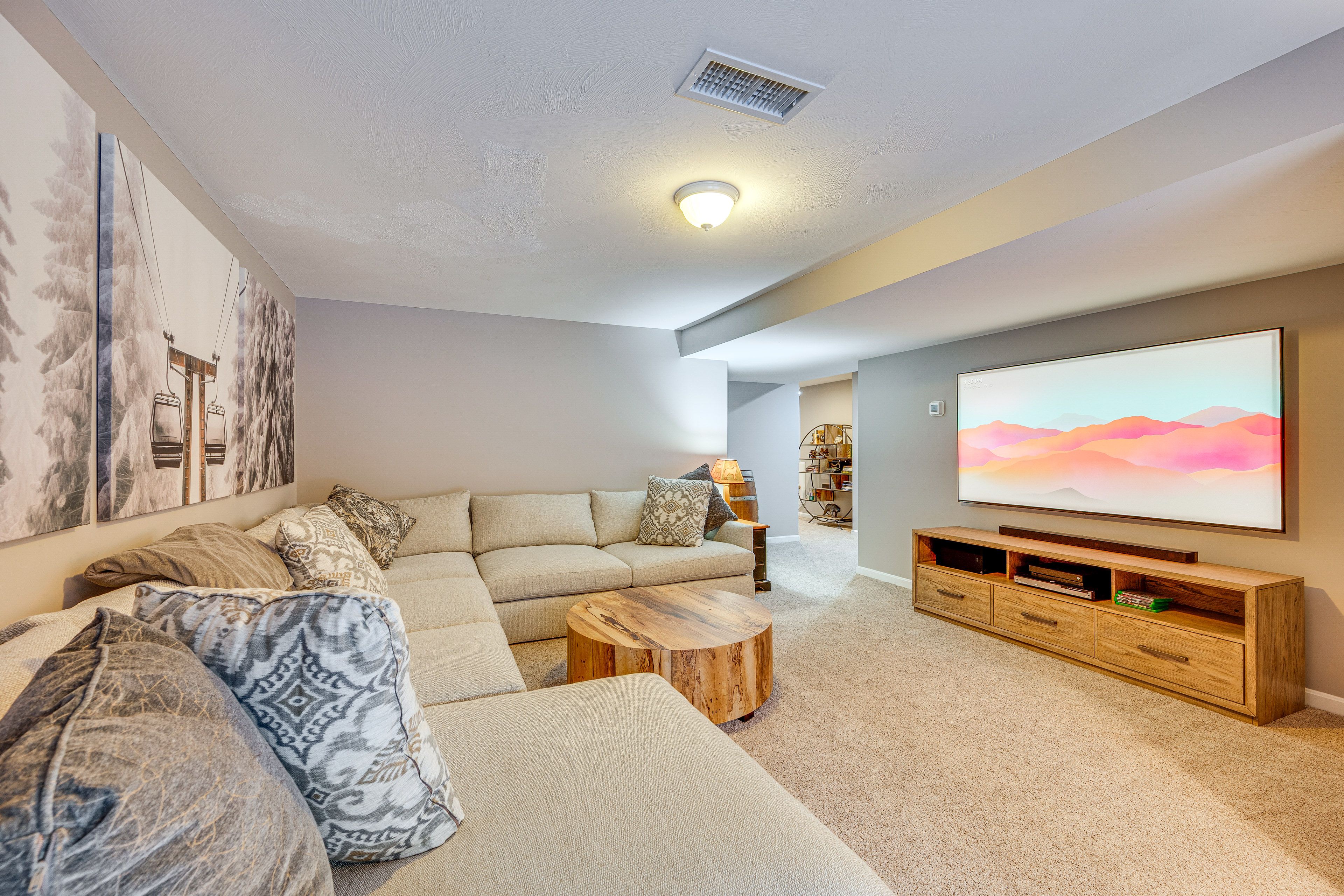 Downstairs Living Room | Board Games & Puzzles | Movies