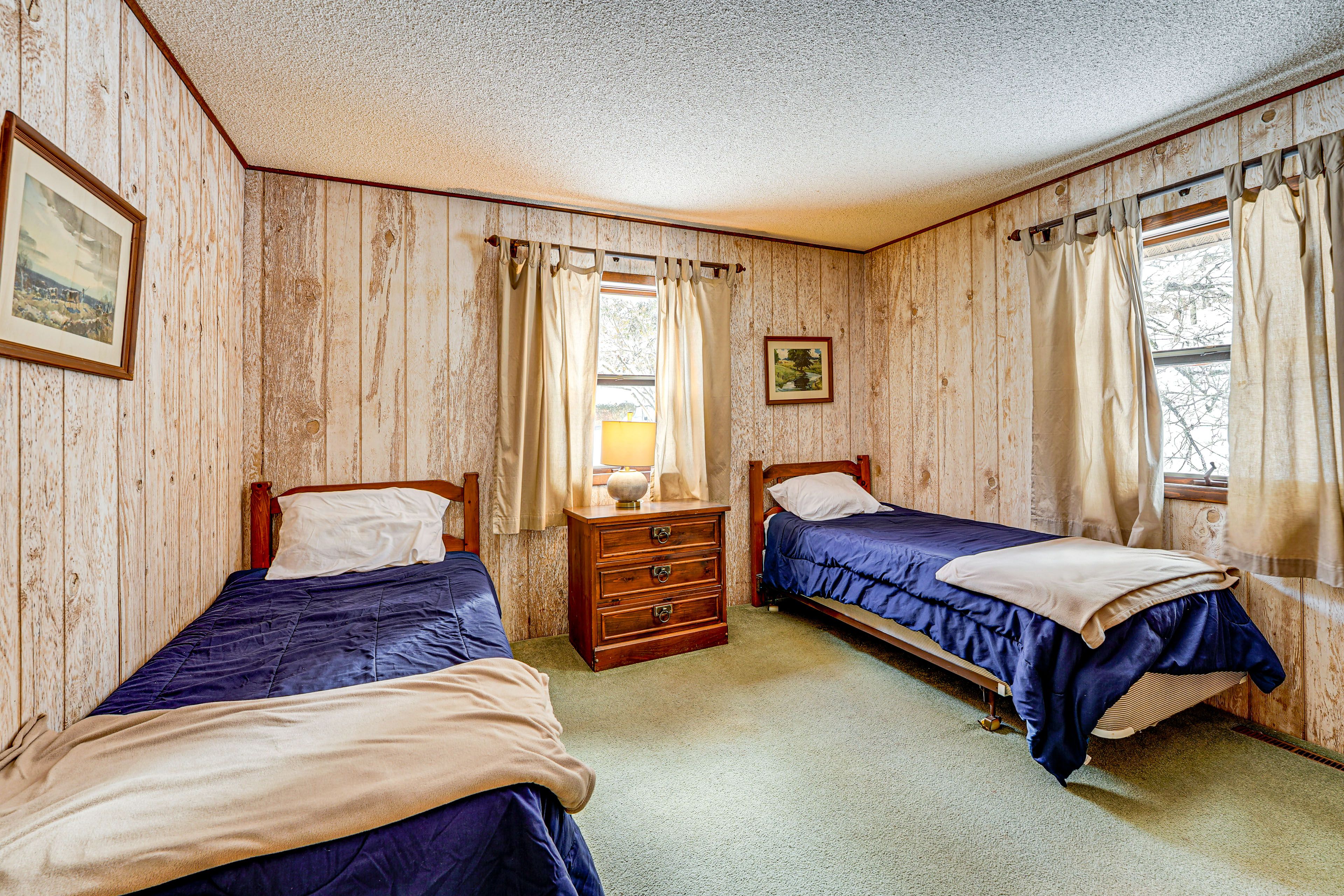 Bedroom 1 | 1st Floor | 2 Twin XL Beds | Linens Provided