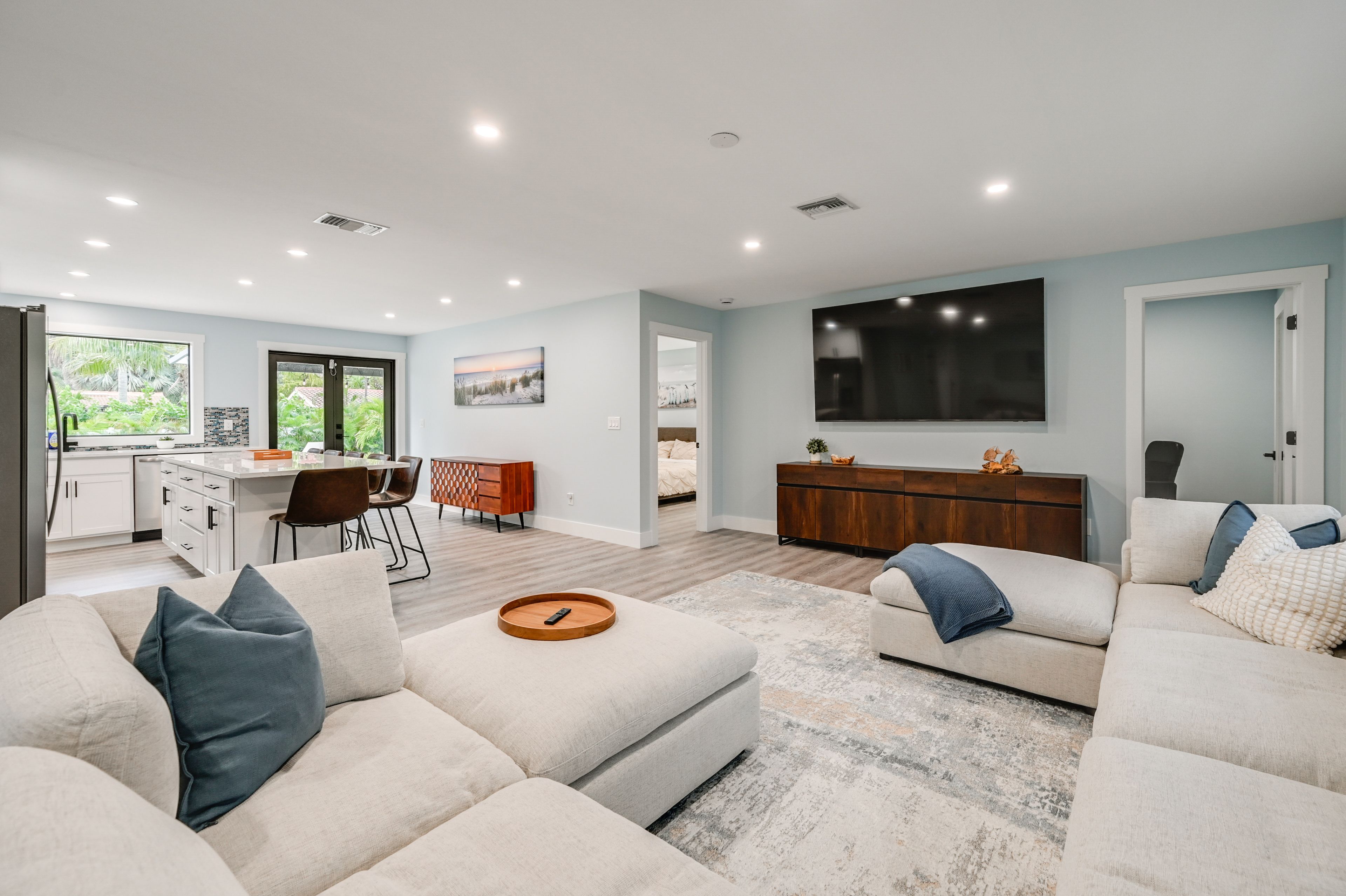 Living Room | Smart TV | Single-Story Home