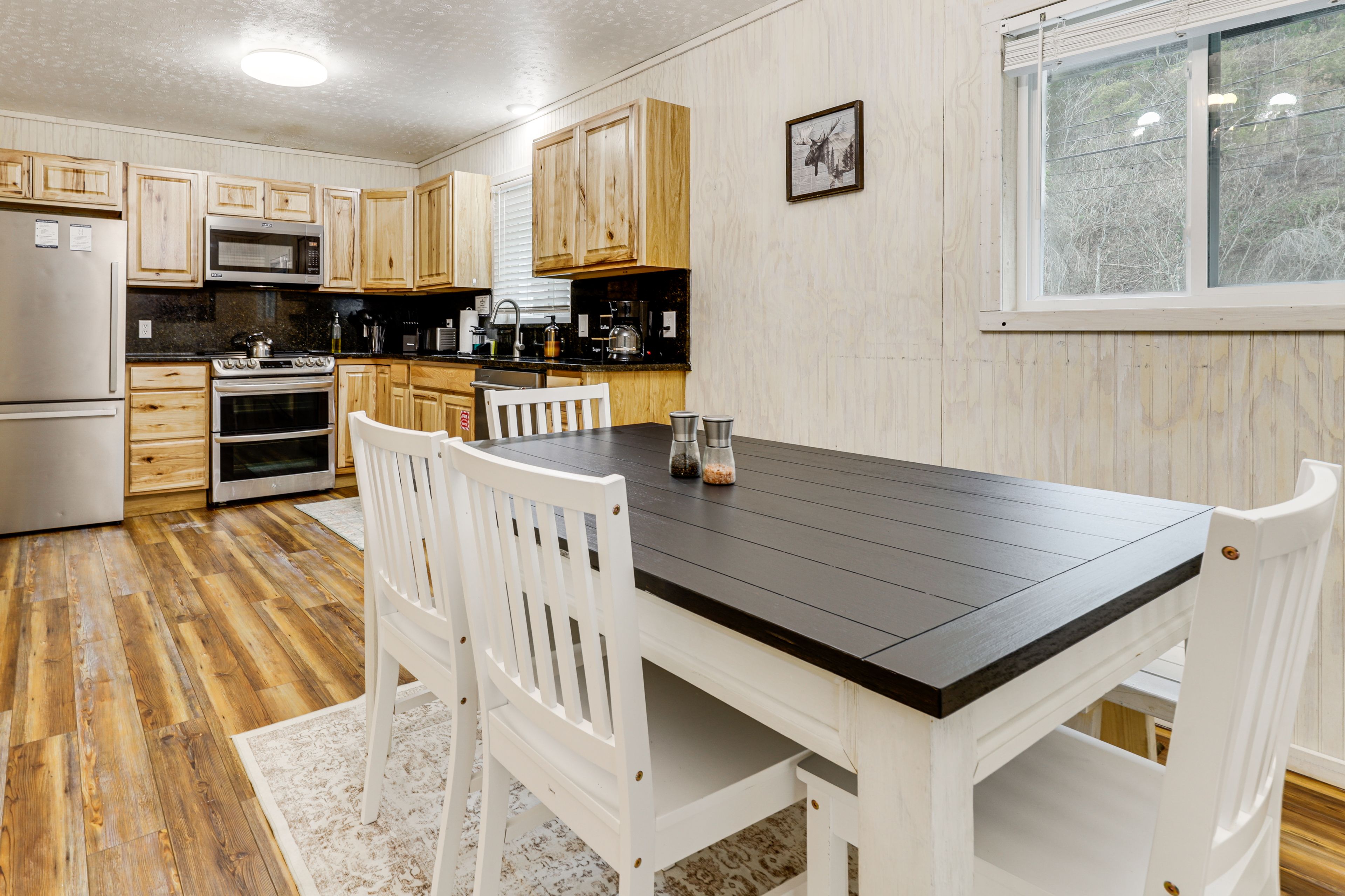 Dining Area & Kitchen | Drip Coffee Pot | Dishwasher