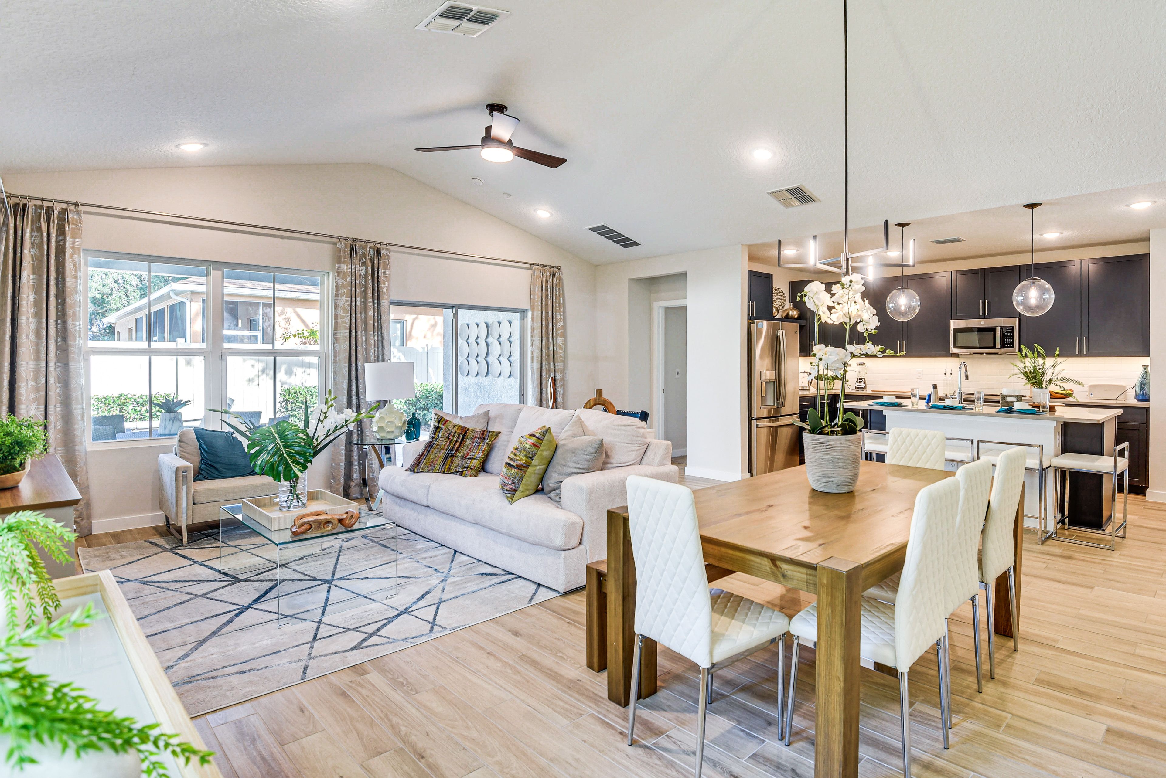 Palm Coast Vacation Rental | 4BR | 3BA | 1 Step to Enter | 2,400 Sq Ft