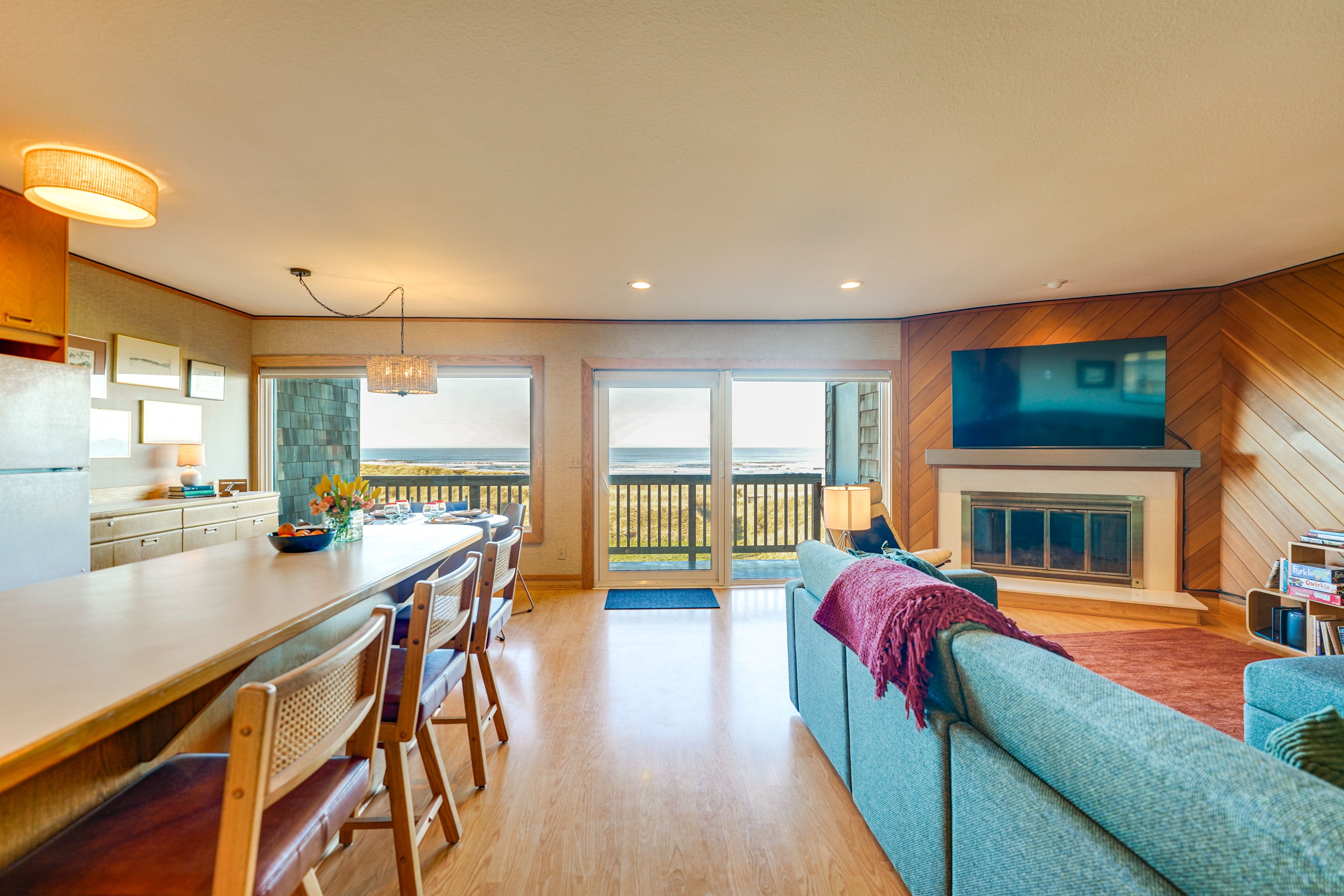 Interior | Open Floor Plan | Electric Heating | Ocean Views