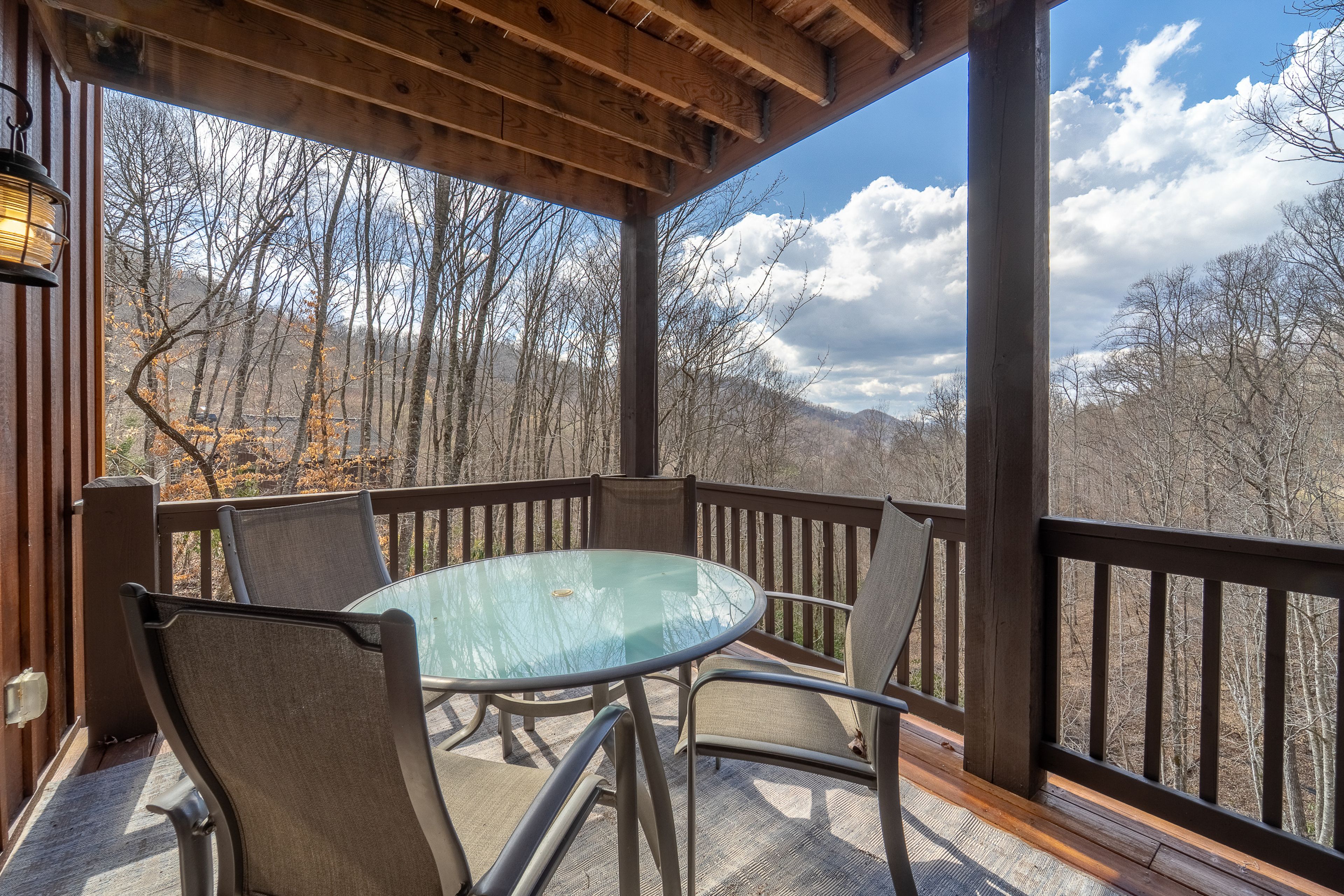 Lower Level Balcony Dining Area