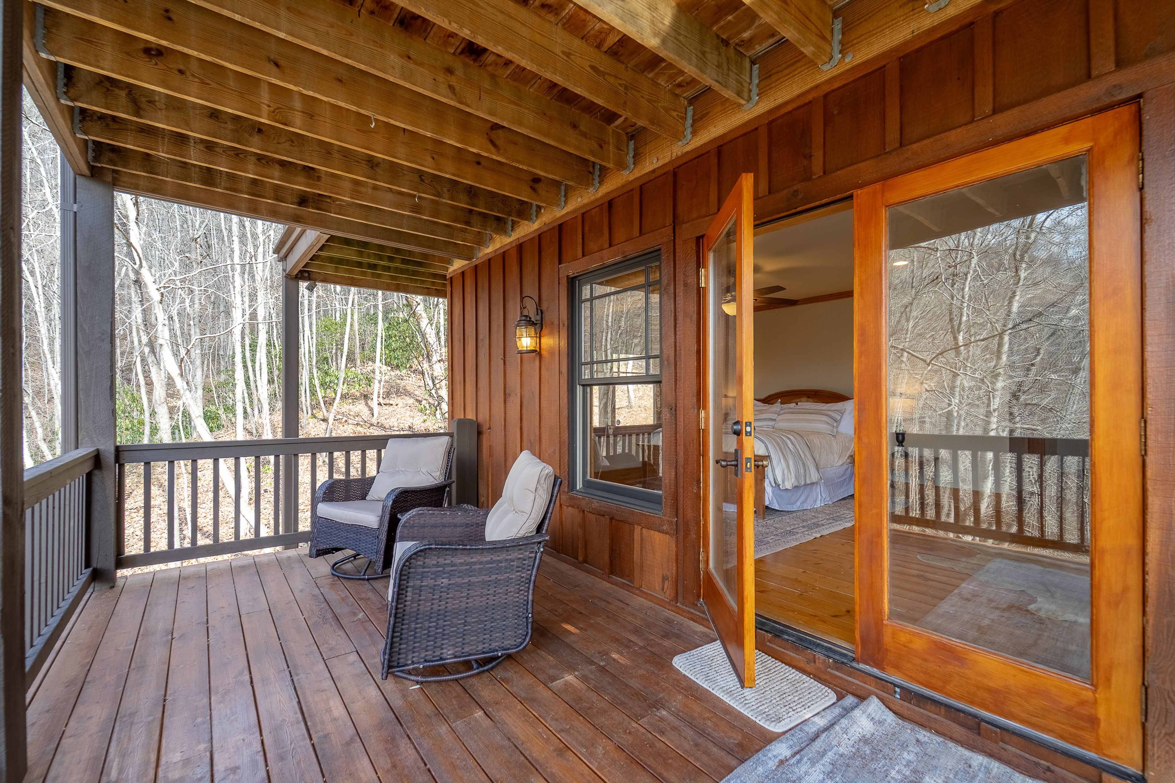 Balcony Access from Lower Level