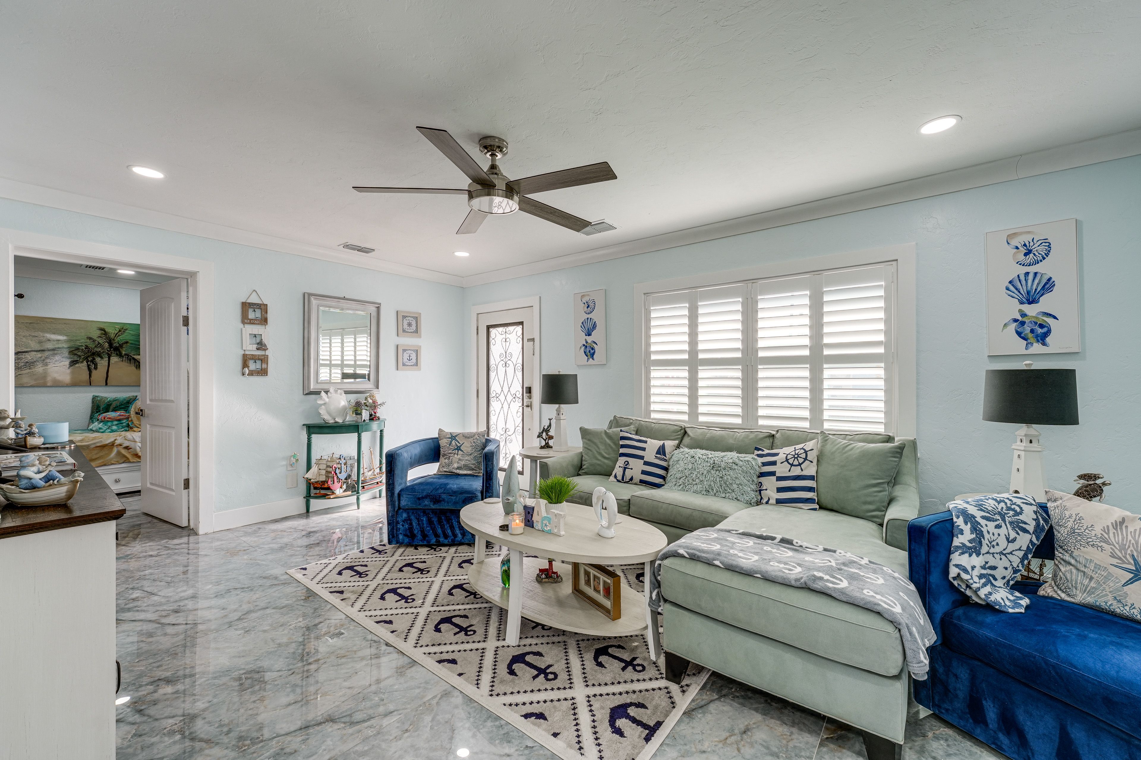 Madeira Beach Vacation Rental | 2BR | 2.5BA | 900 Sq Ft | 4 Steps to Enter