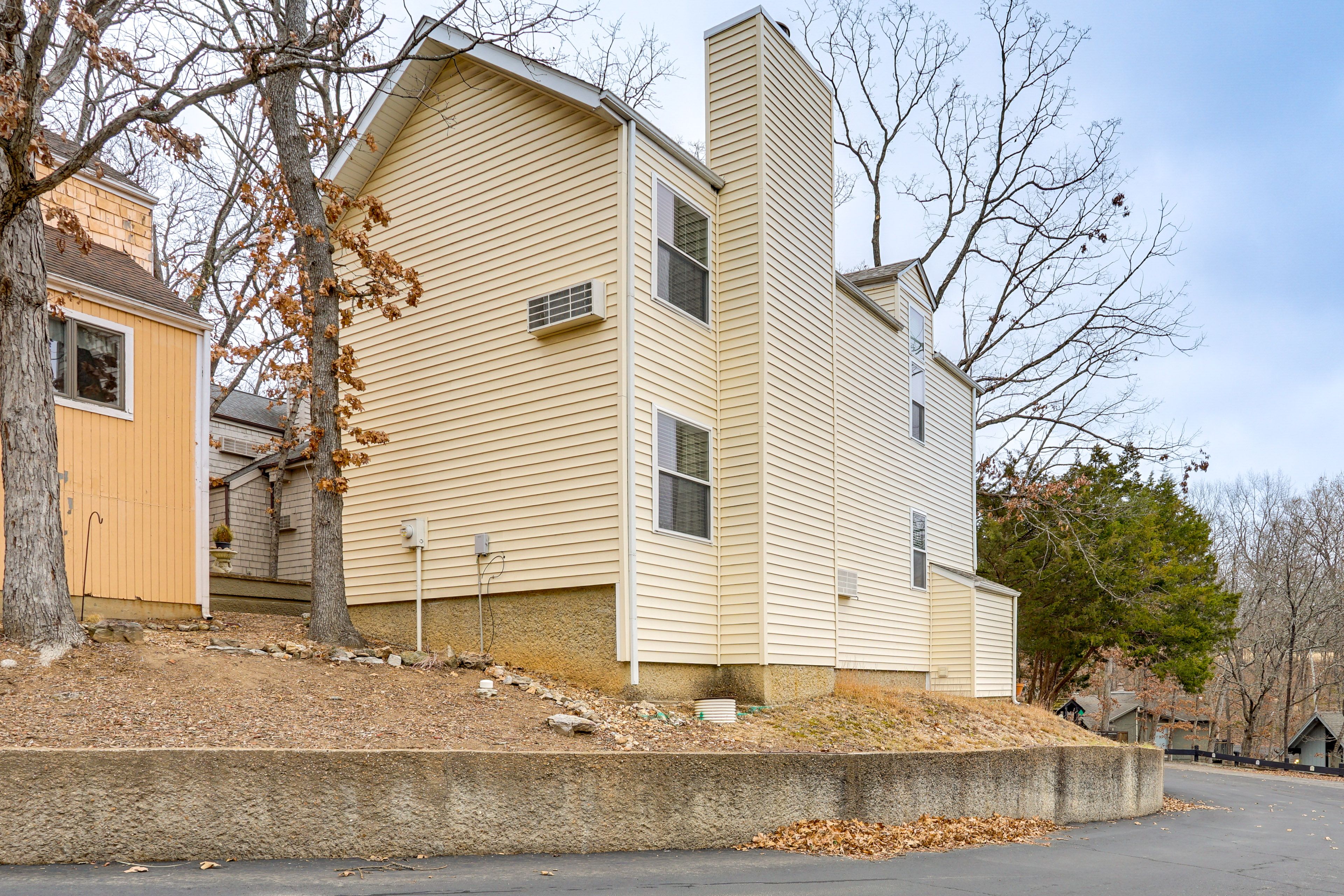 Property Exterior | Open Community Lot (First-Come, First-Served)