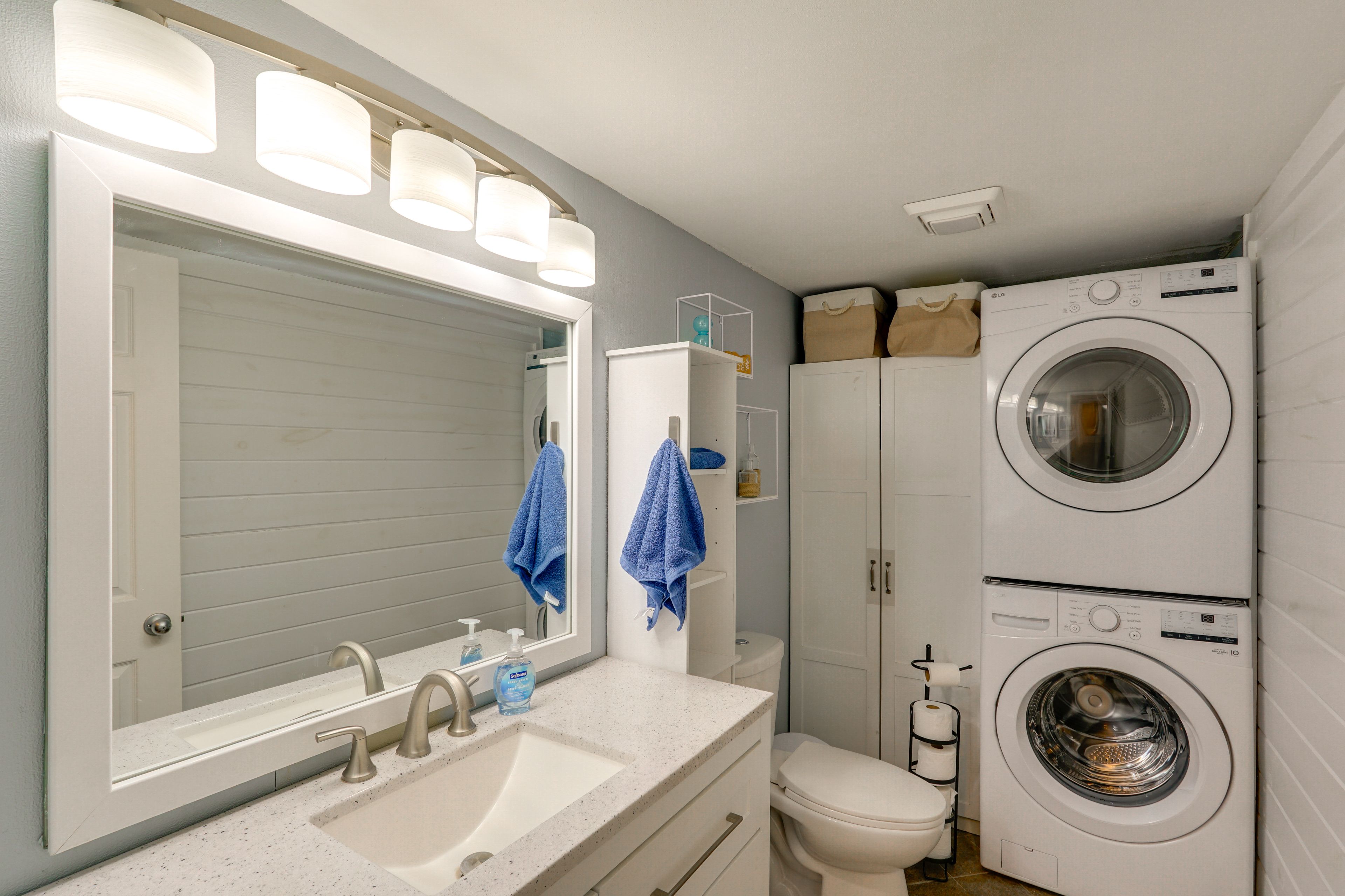 Half Bathroom | 1st Floor | Washer & Dryer