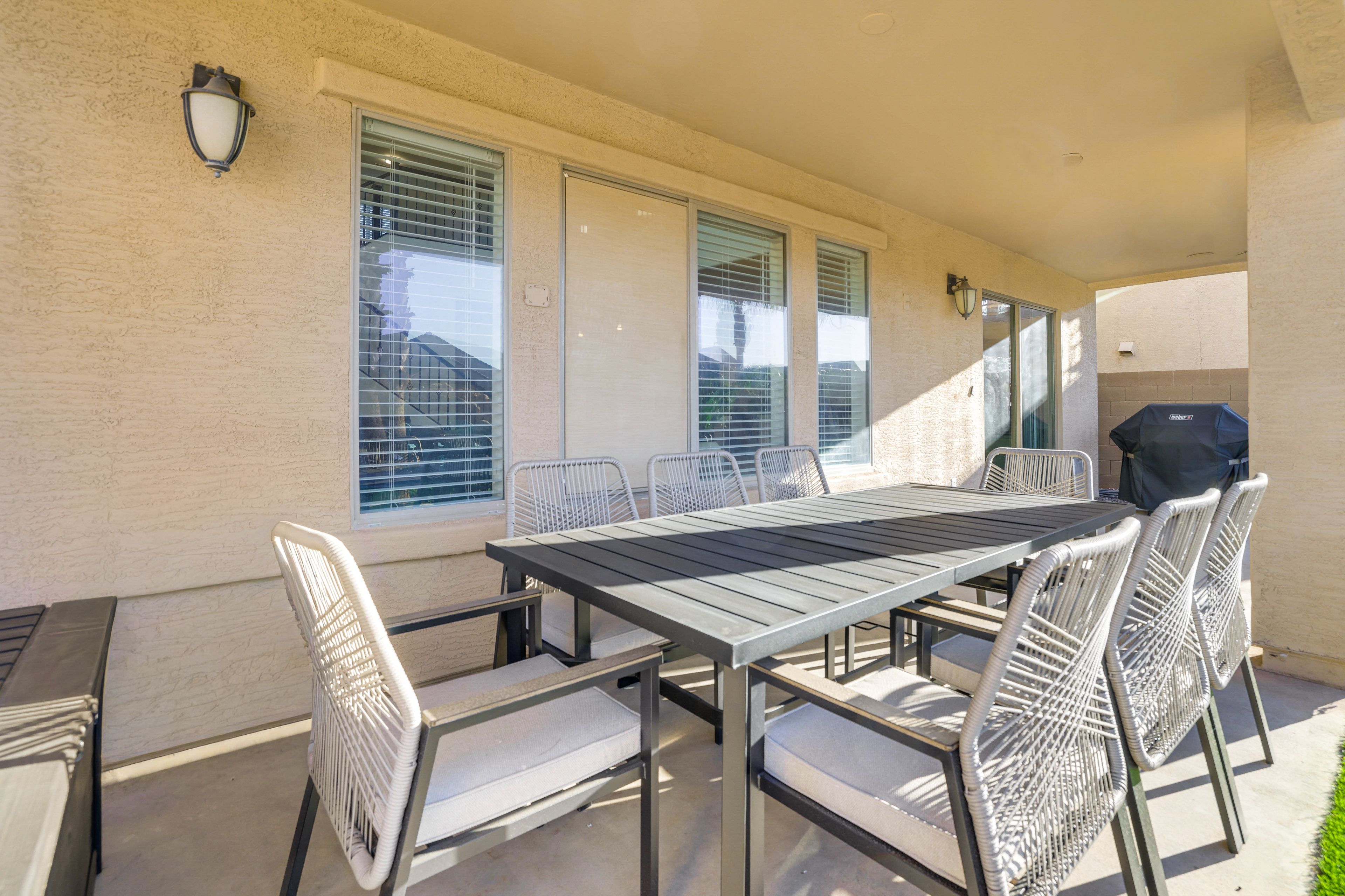 Covered Patio | Outdoor Dining | Private Pool