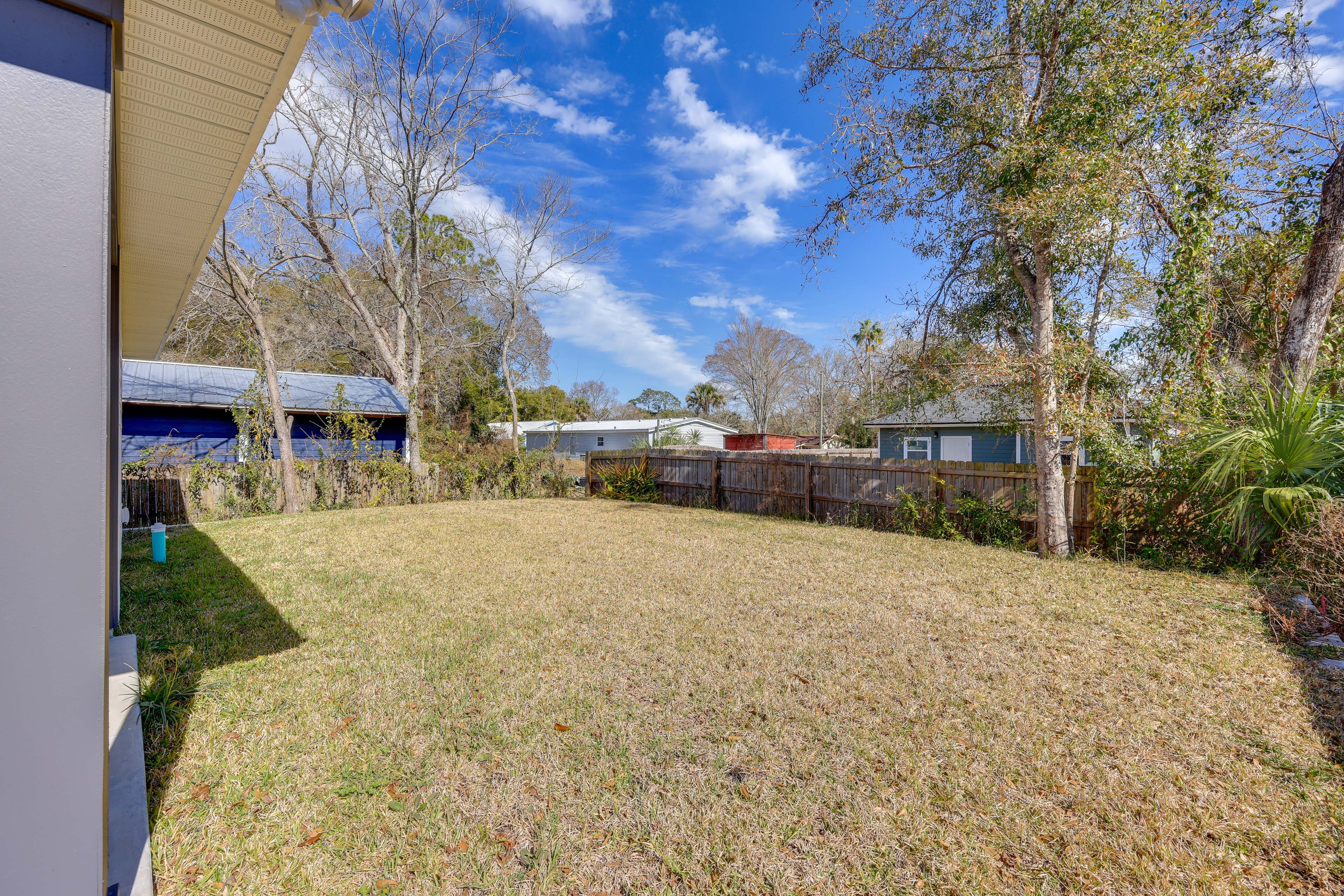 Private Backyard Area