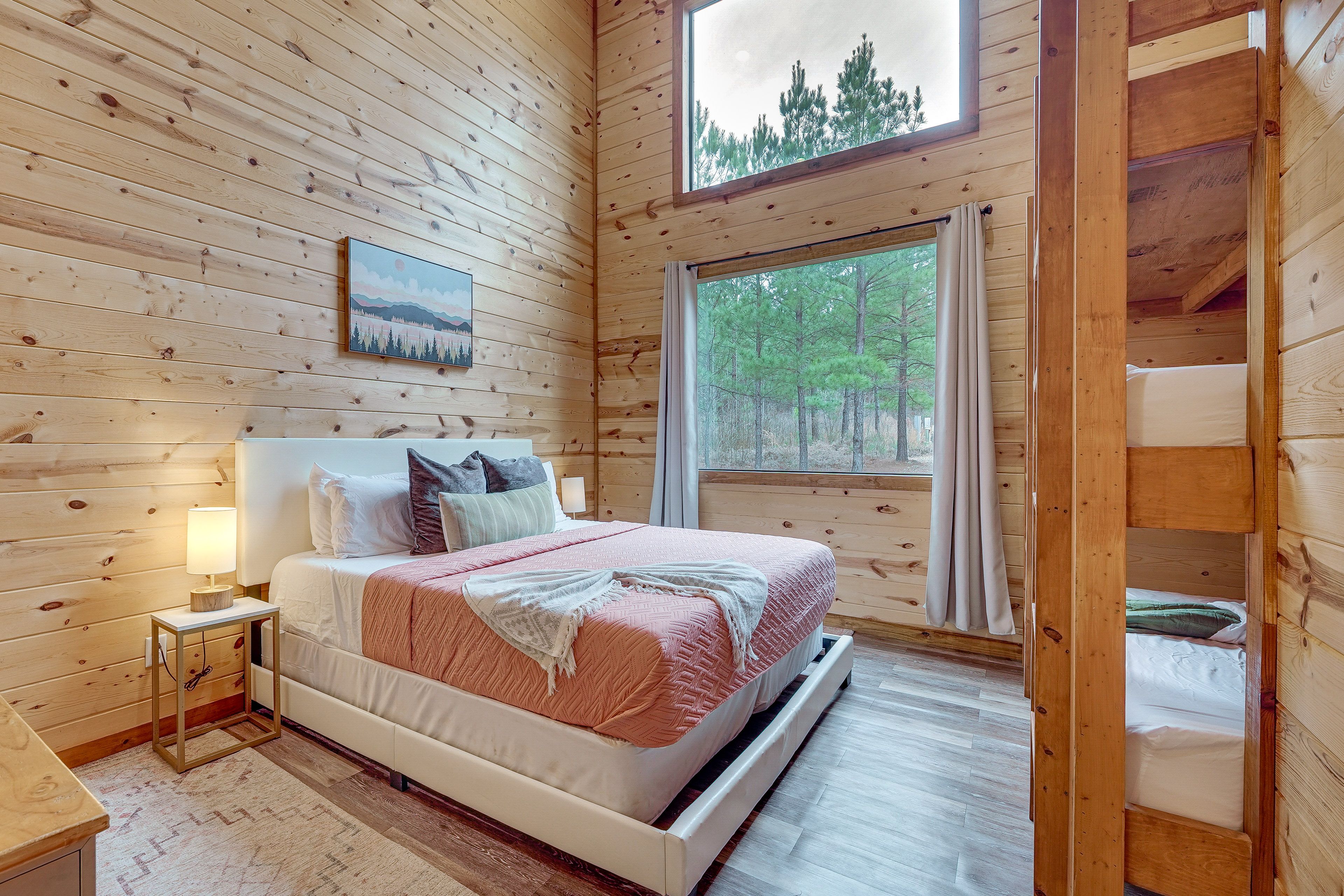 Bedroom 2 | King Bed | Triple Twin Bunk Bed