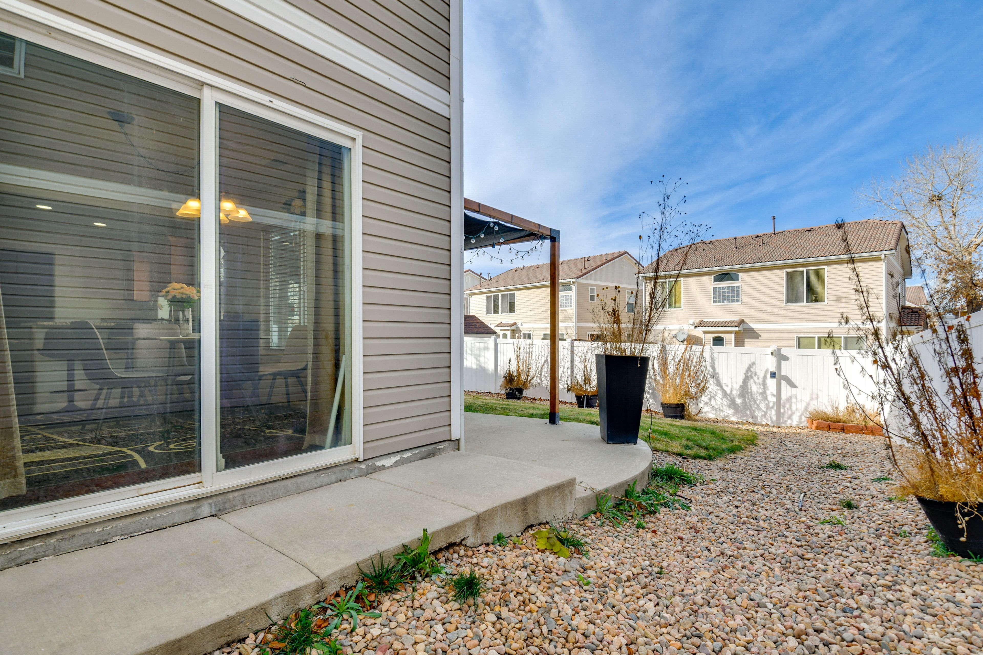 House Exterior | Fenced Backyard