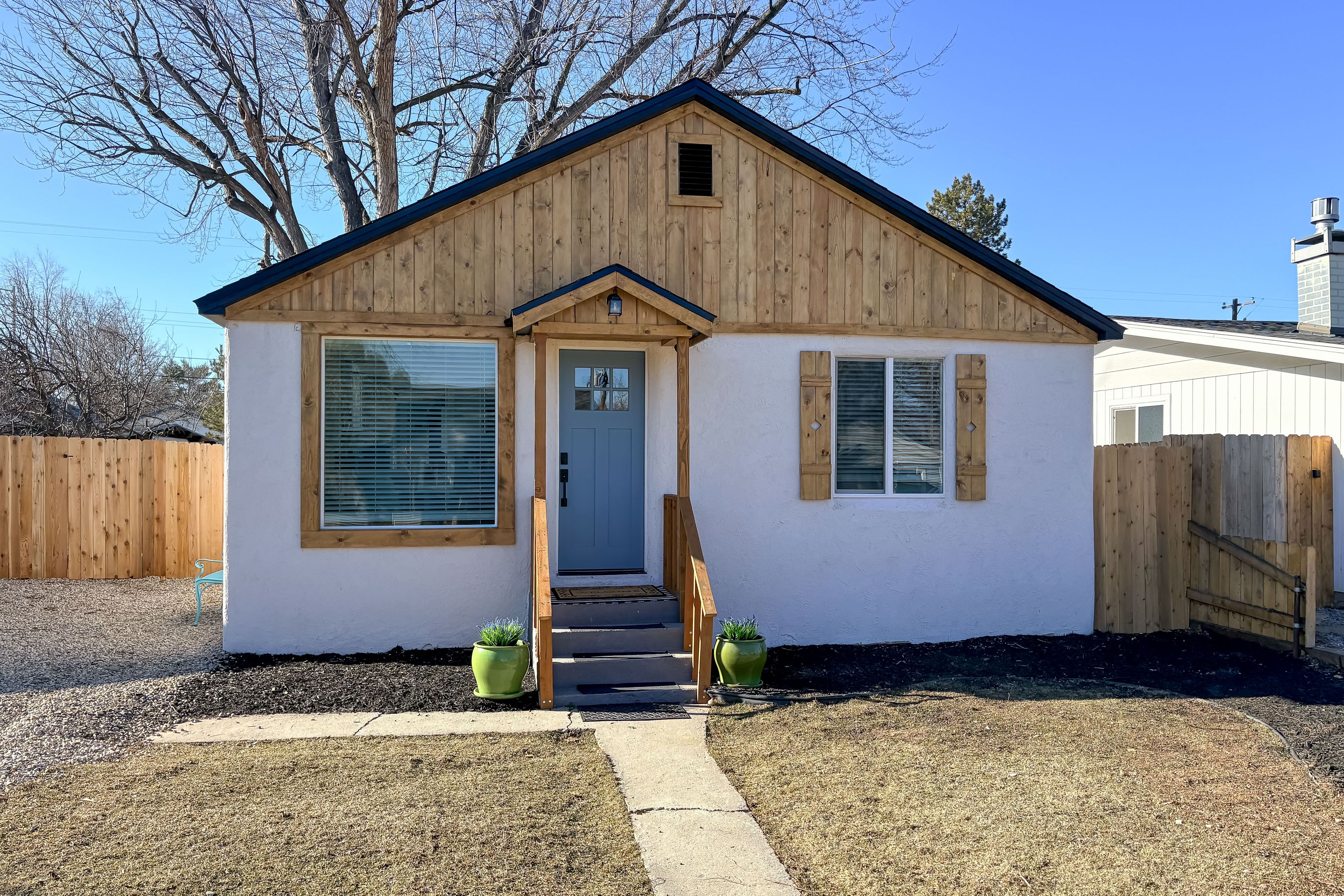 Boise Vacation Rental | 3BR | 1BA | 1,000 Sq Ft | Exterior Staircase to Enter