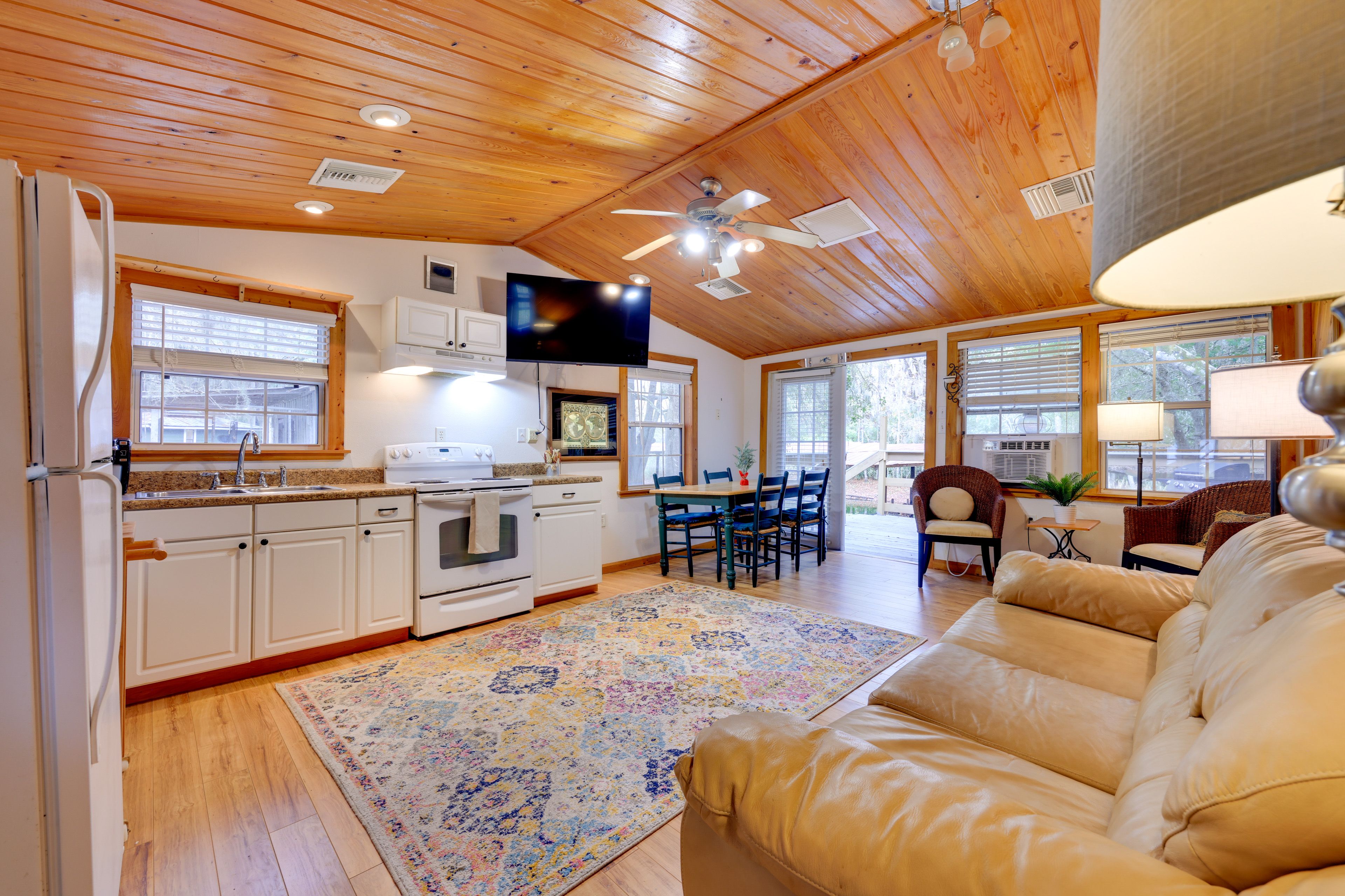 Main Living Space | Queen Sleeper Sofa | Free WiFi