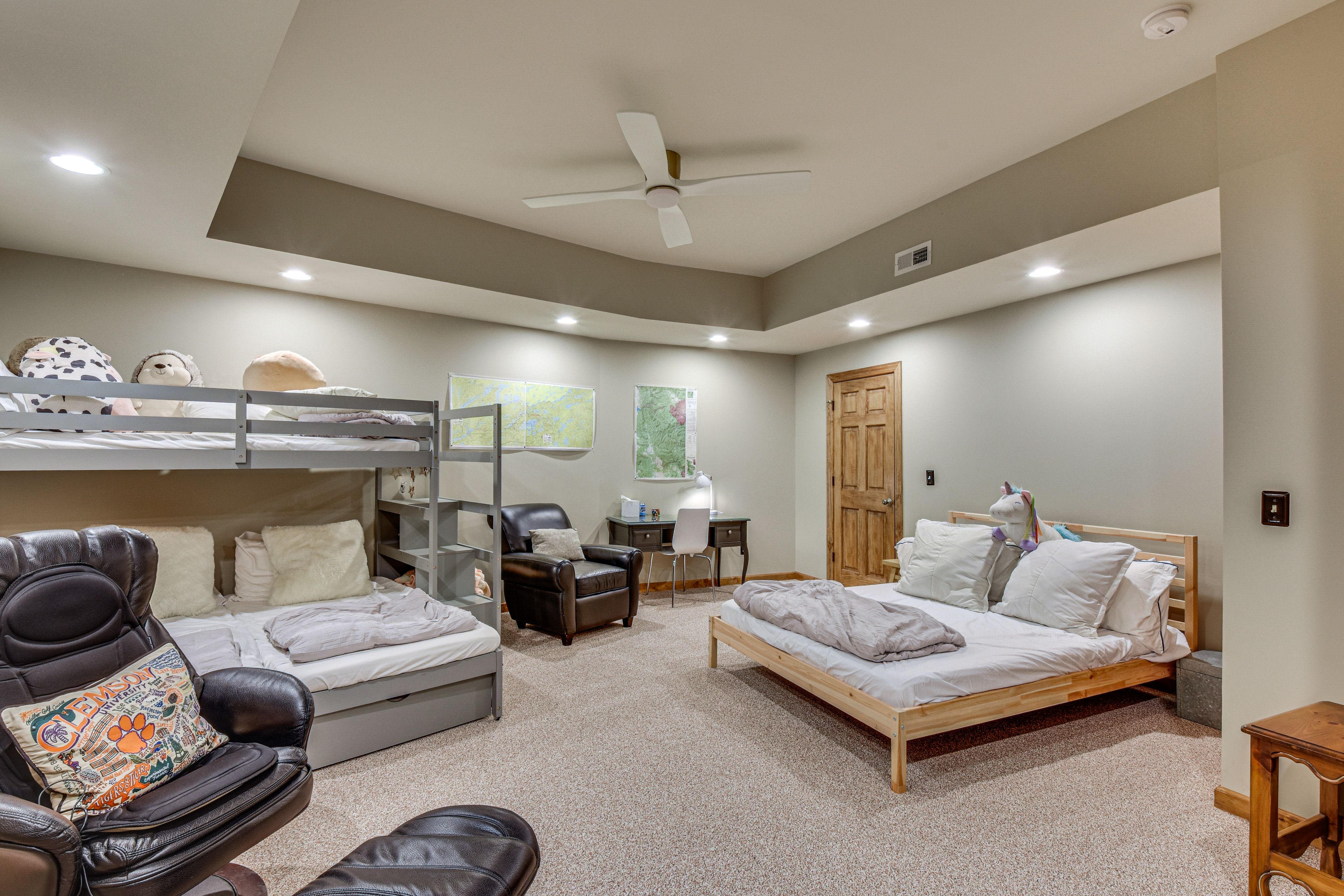 Bedroom 5 | Queen Bed | Twin/King Bunk | Twin Trundle | Lower Level