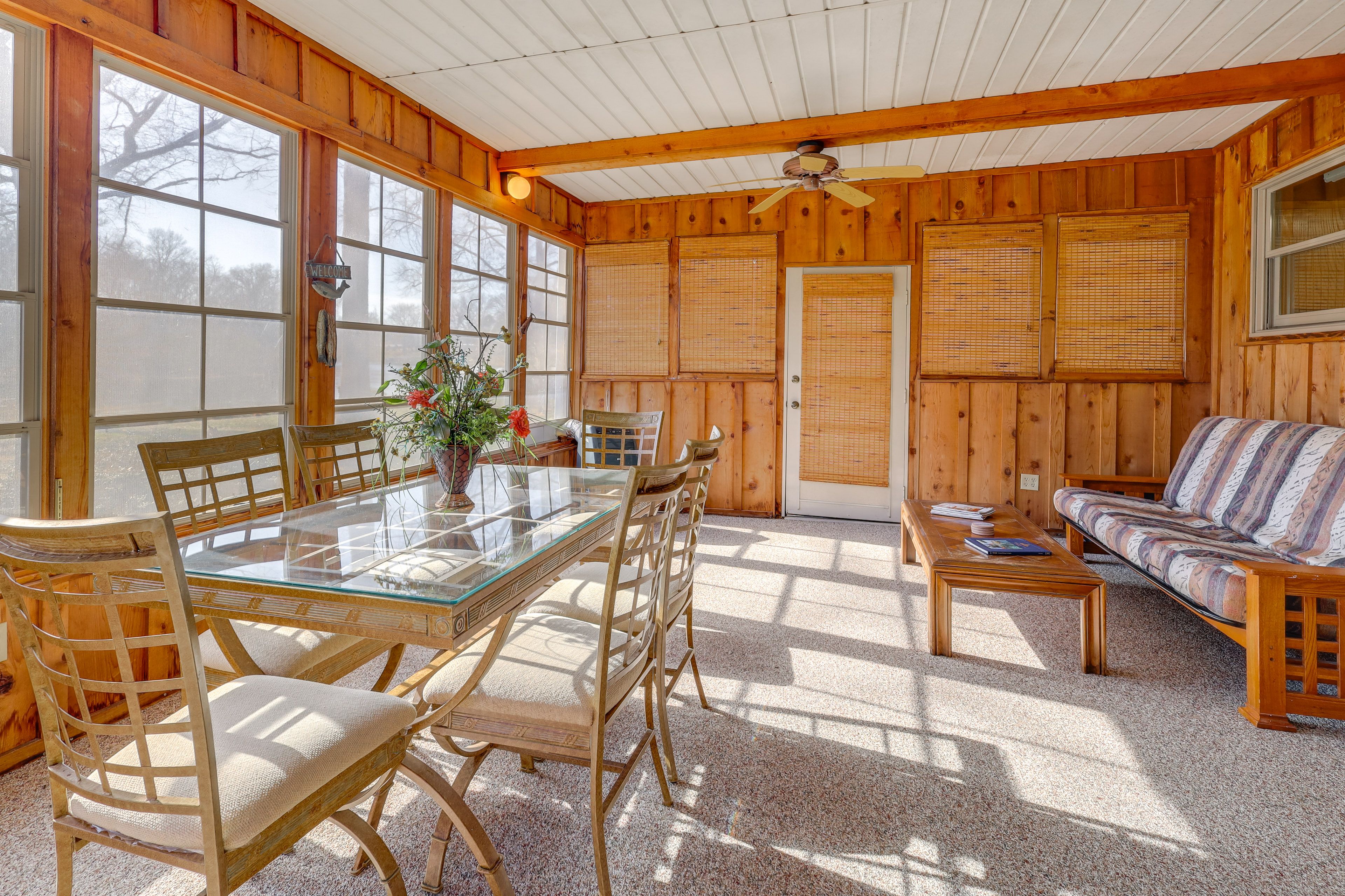 Screened Porch | Dining Area | River Views