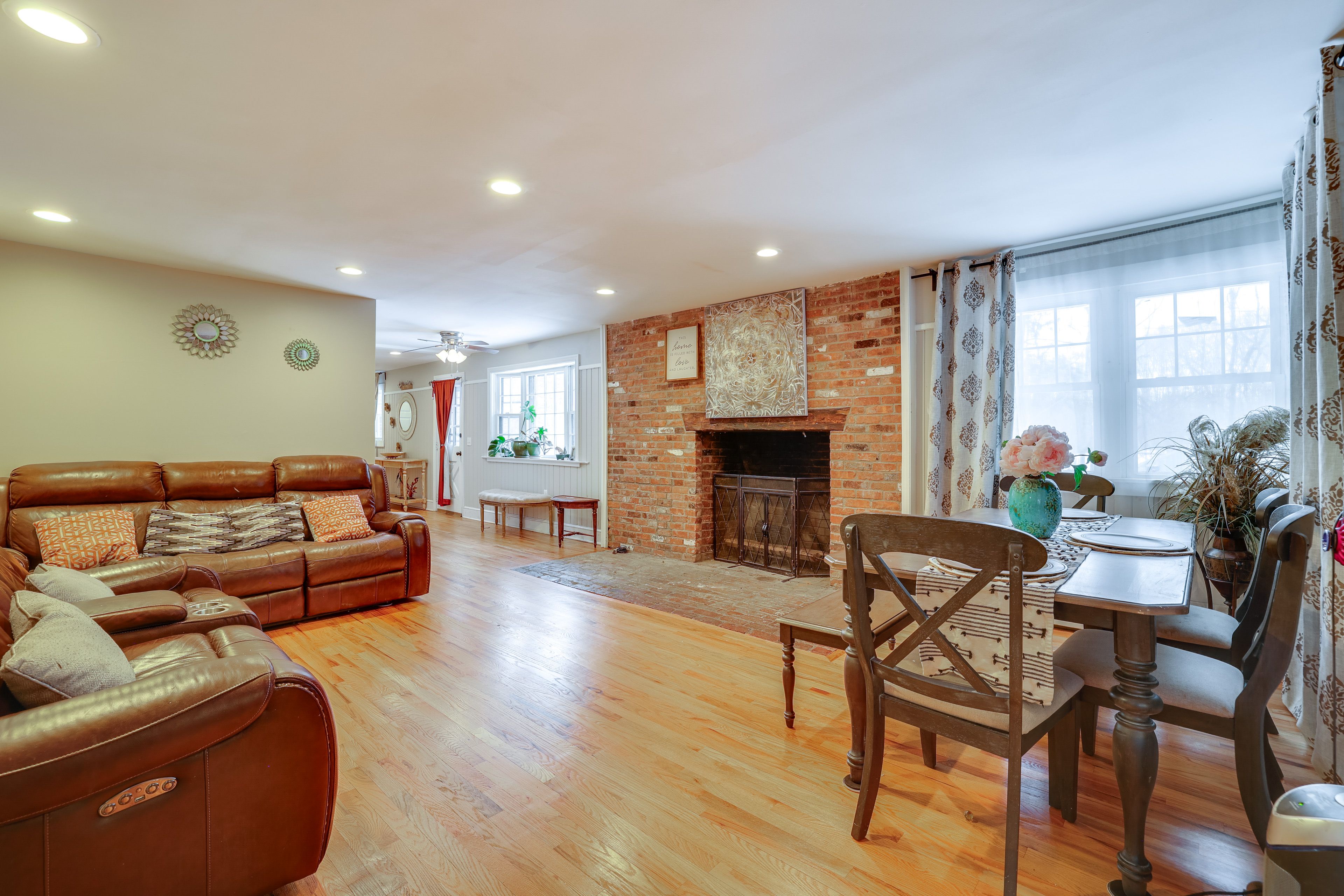 Living Room | 1st Floor | Baseboard Heating | Window A/C Units