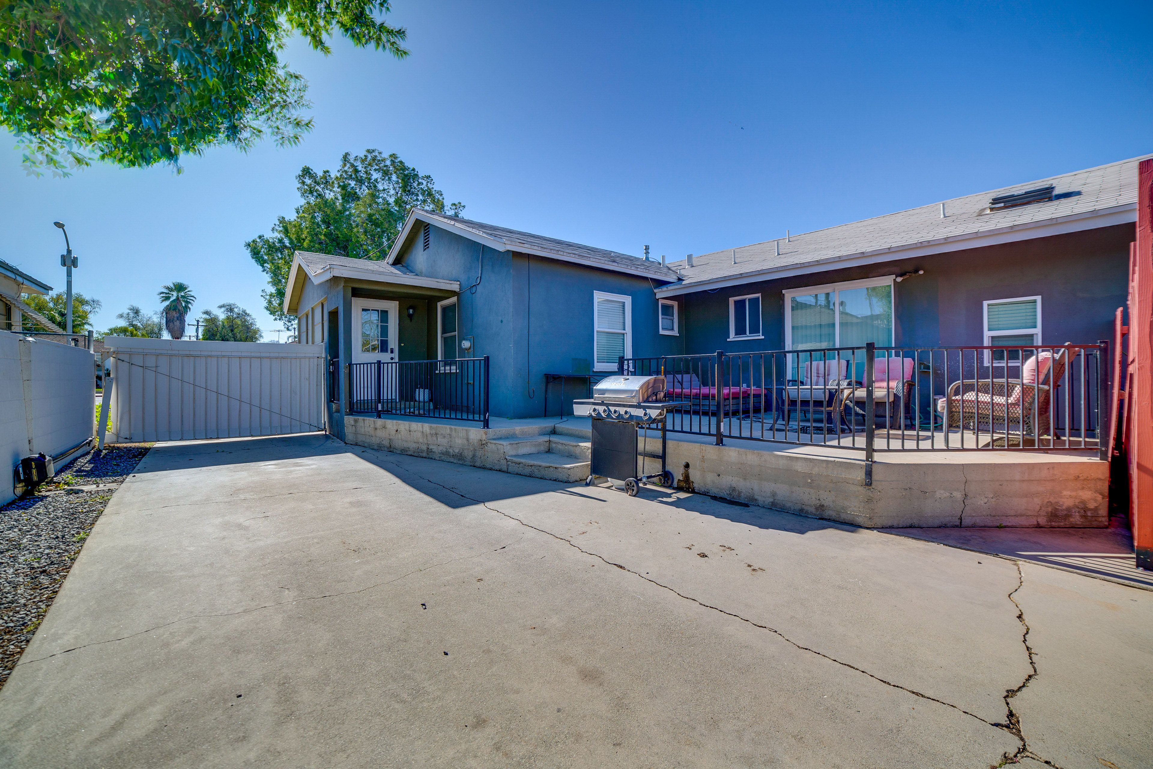 Back Exterior | Furnished Patio | Gas Grill