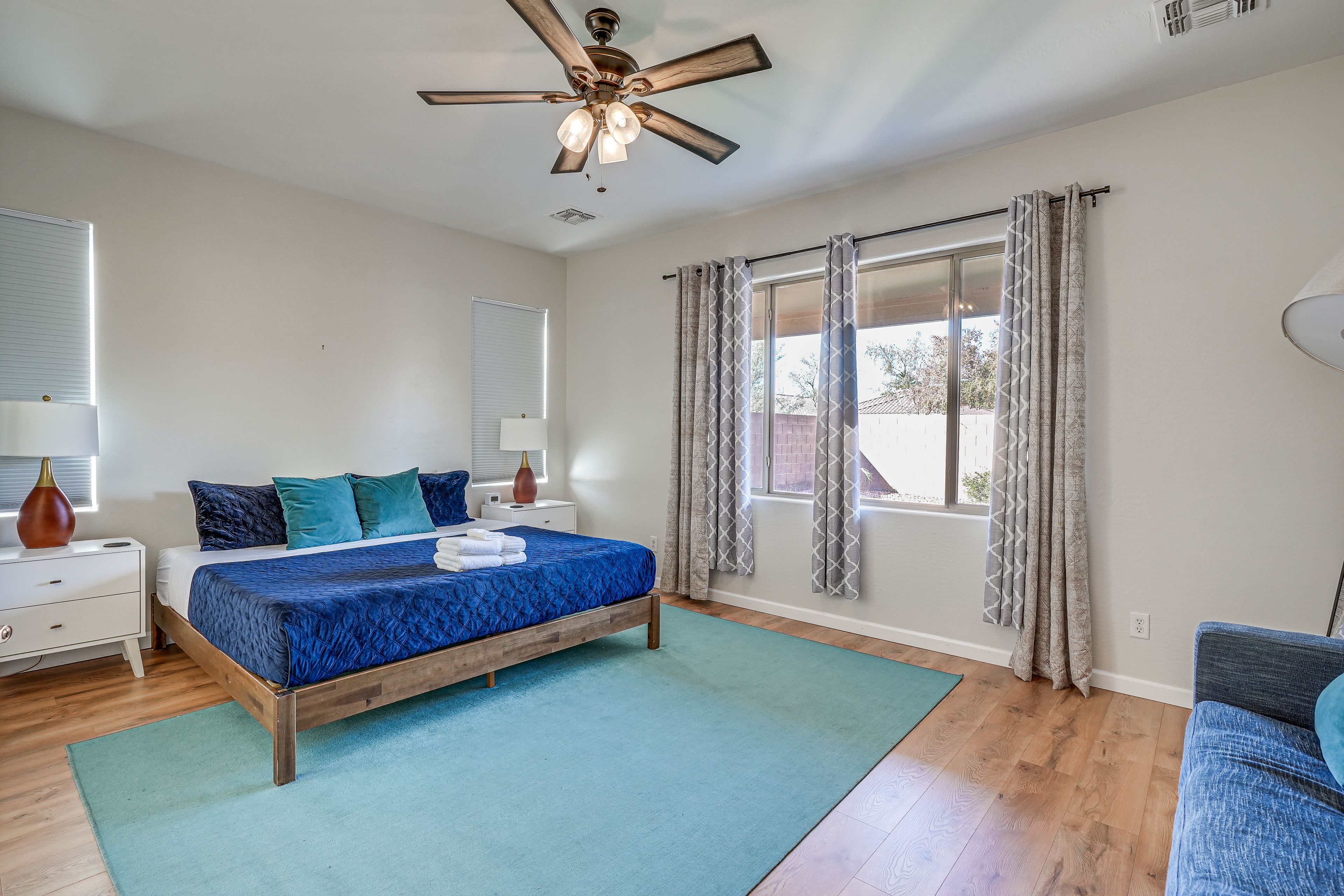 Bedroom 1 | King Bed | Queen Sleeper Sofa | 1st Floor