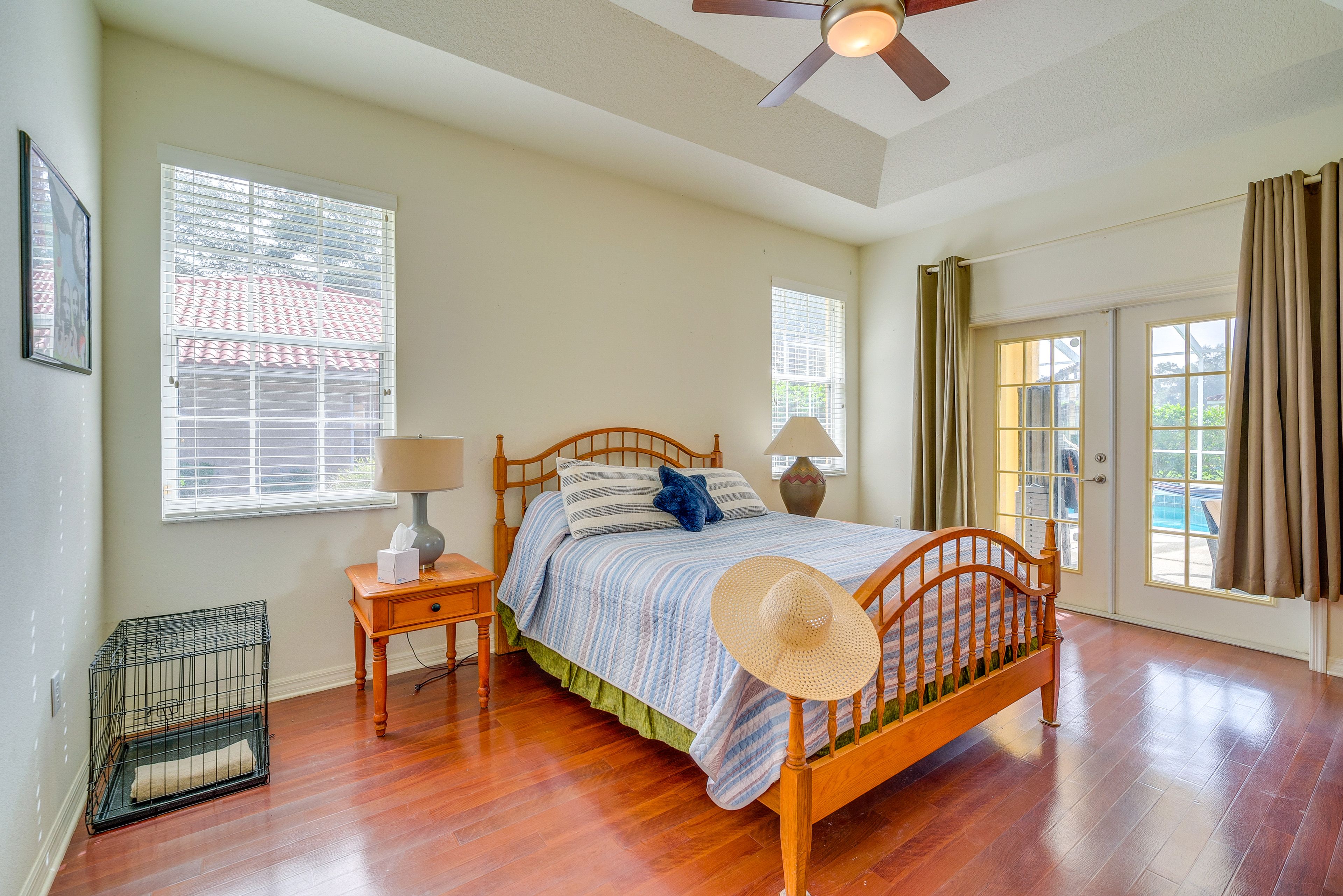 Bedroom 1 | Queen Bed | Patio Access