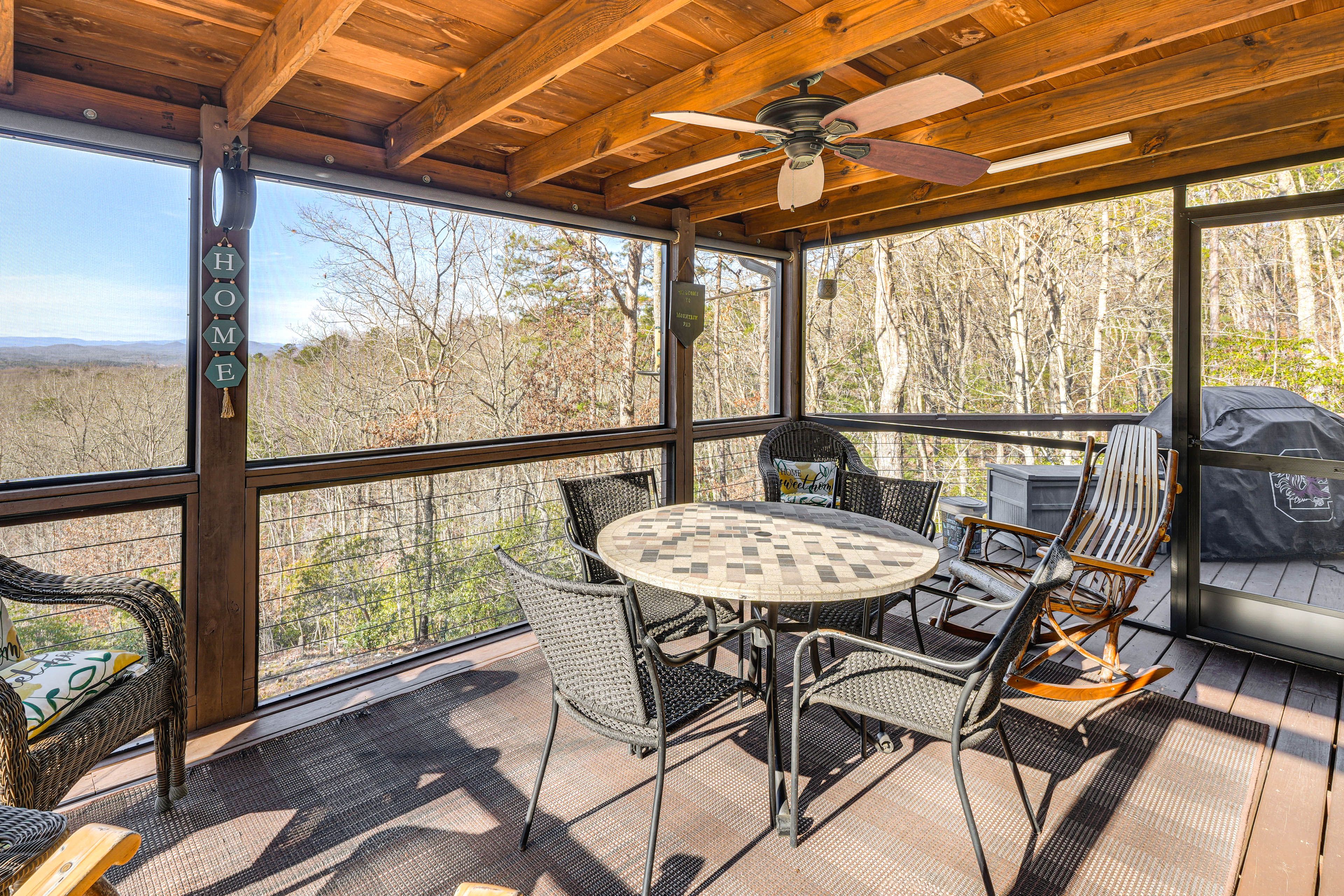 House Exterior | Screened Porch w/ Dining Area | Deck w/ Gas Grill