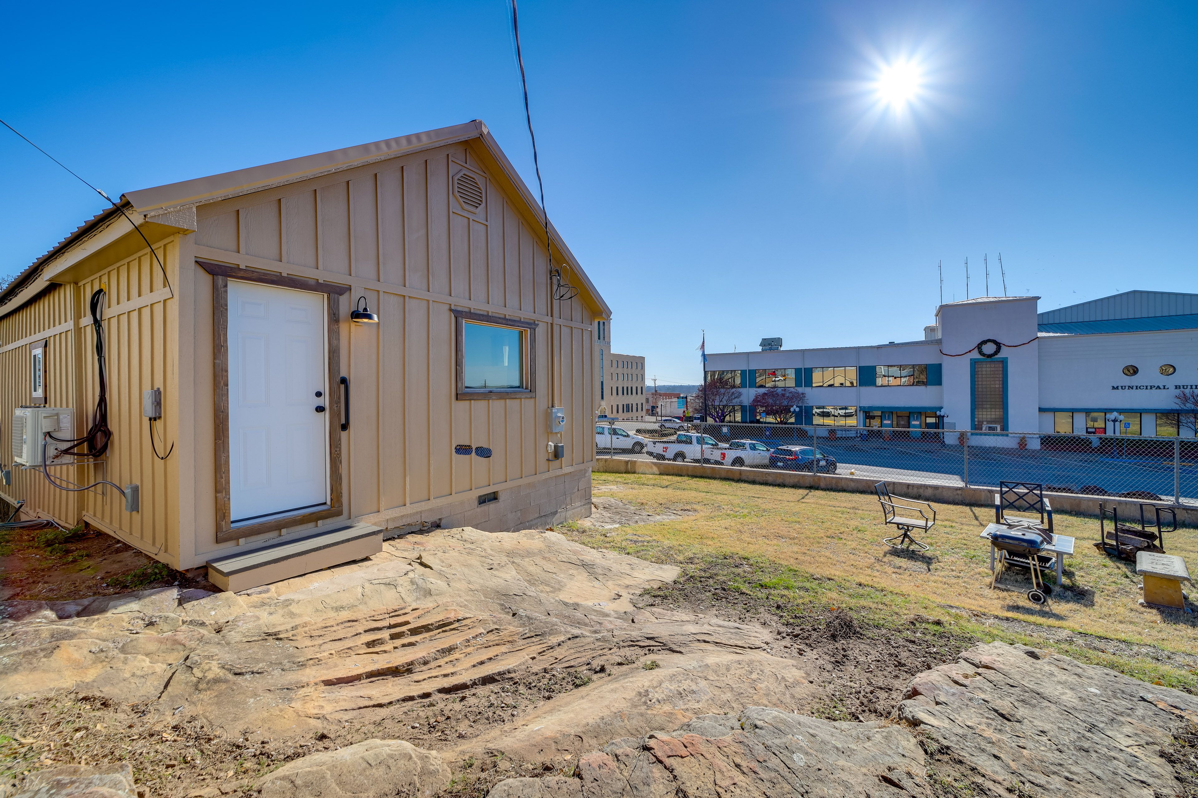 House Exterior | Fenced Backyard | Wood-Burning Fire Pit | Charcoal Grill