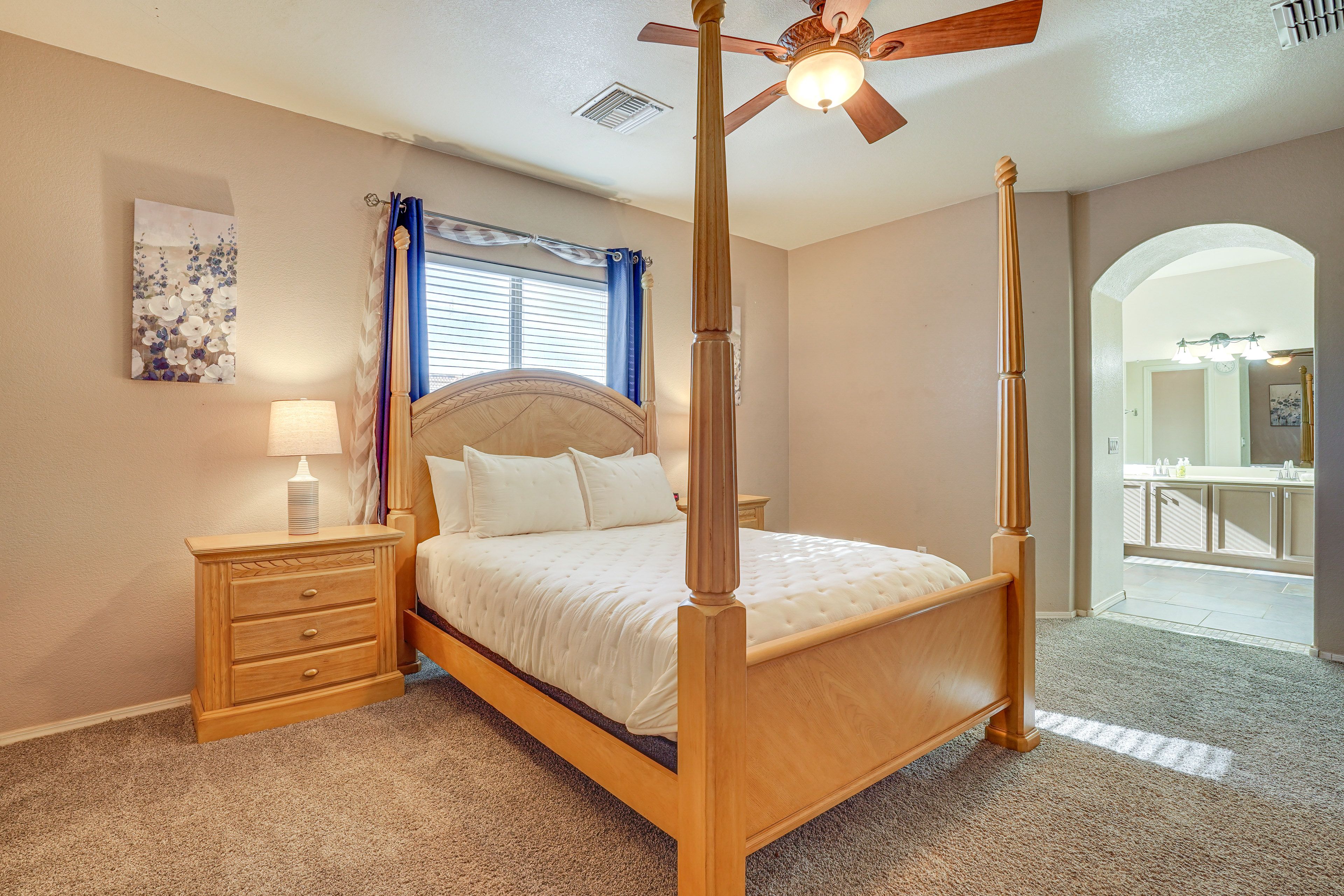 Bedroom 1 | Queen Bed | Linens Provided | 2nd Floor