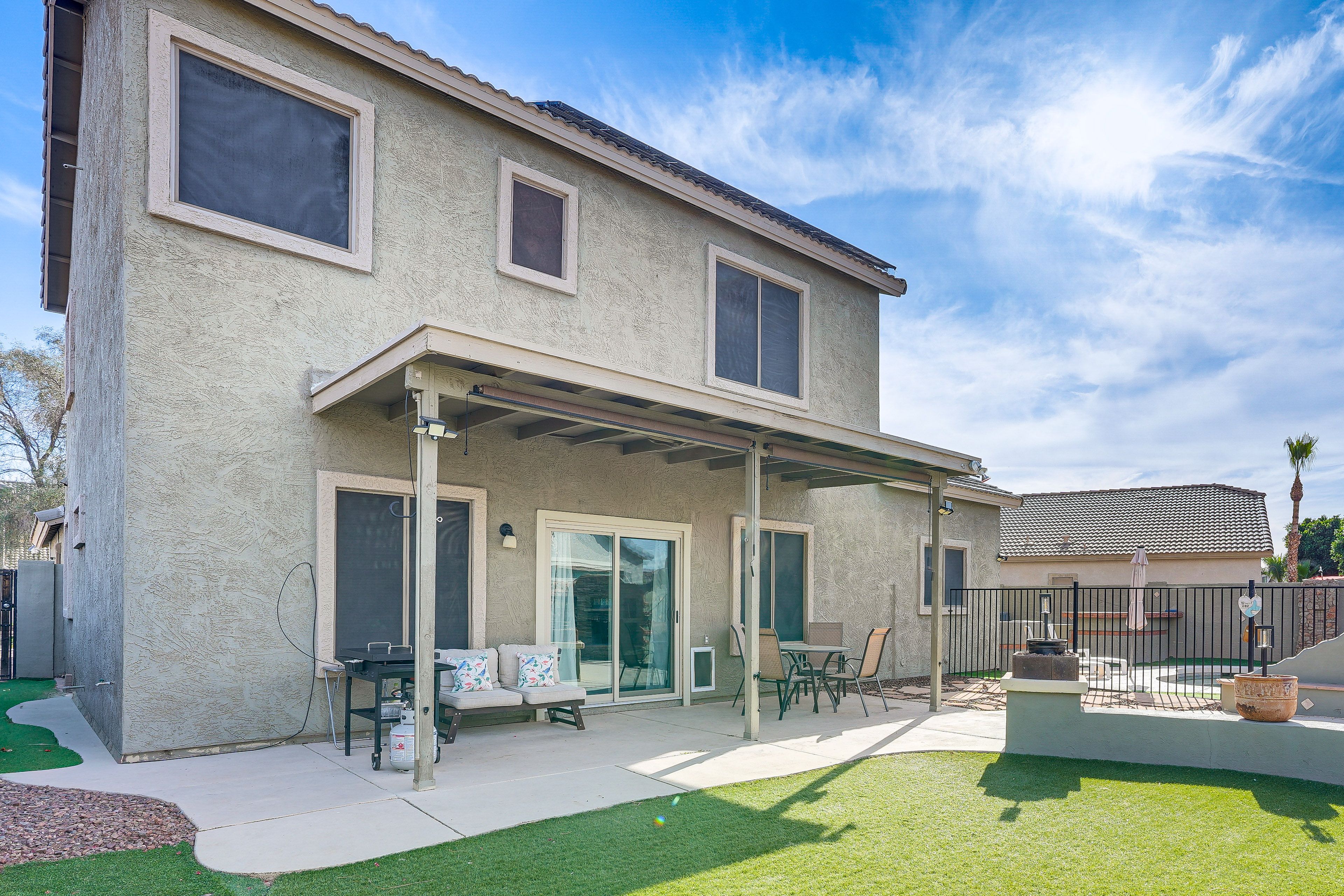 Fenced Backyard | Patio | Gas Grill | Dining Areas