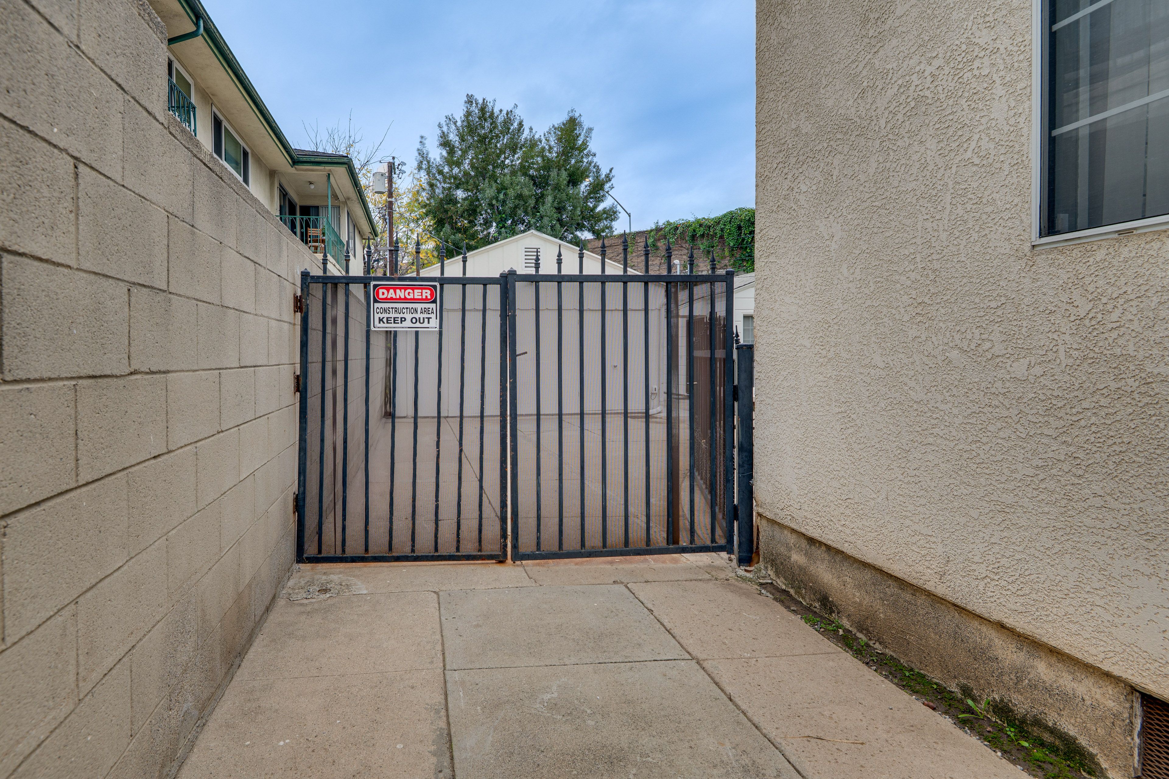 Walkway to Unit Entrance
