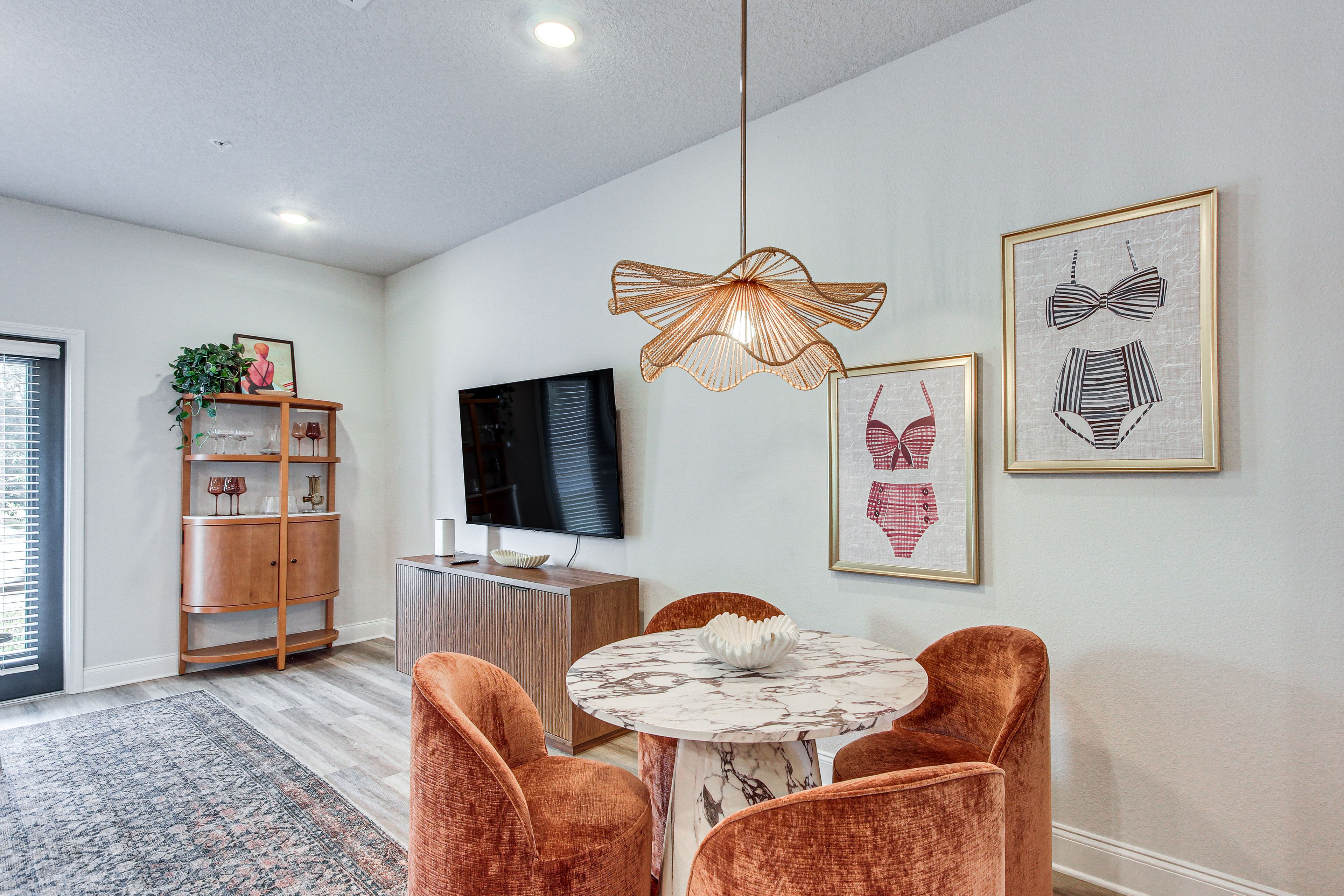 Dining Area | Dishware & Flatware | 1st Floor