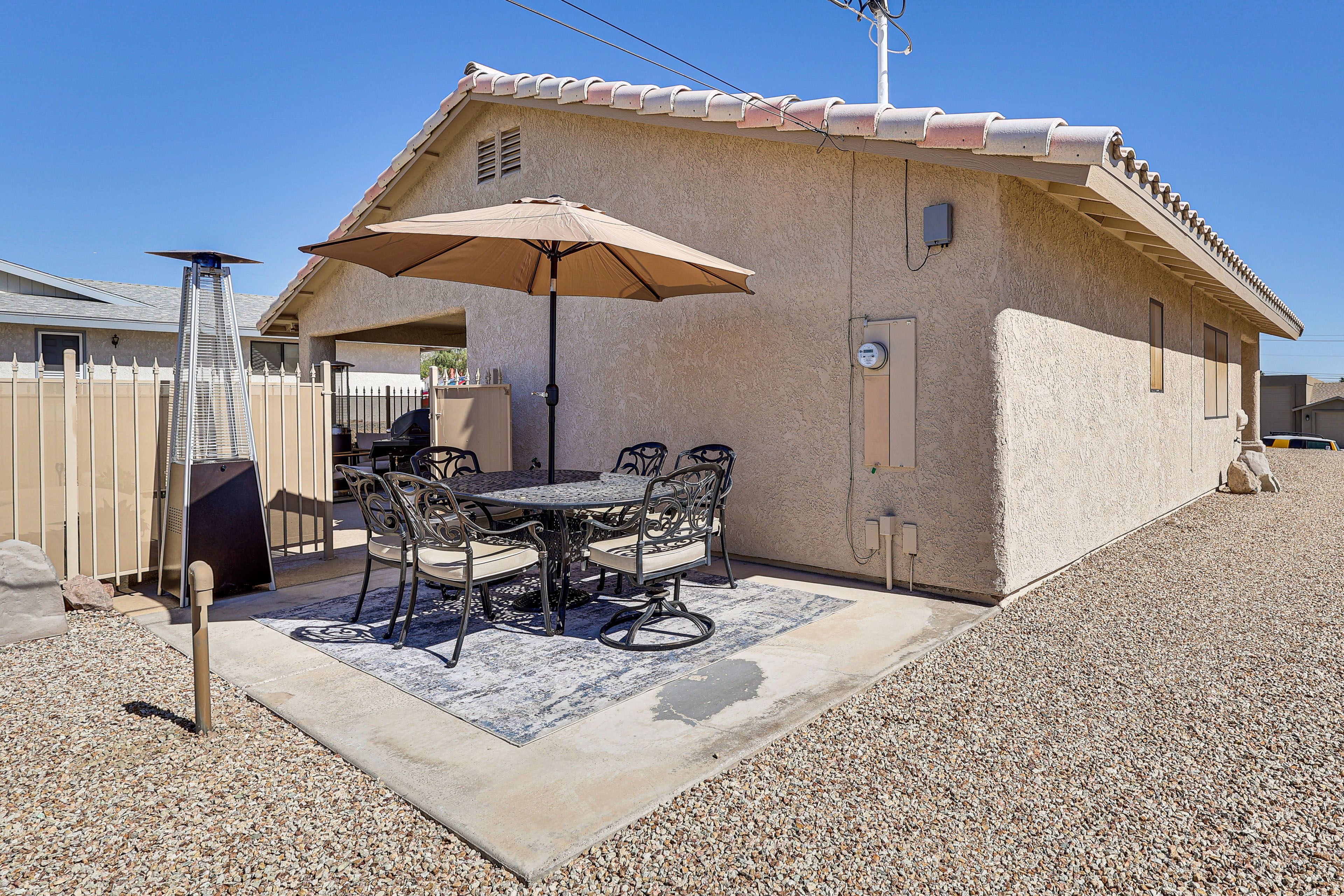 Private Backyard Area