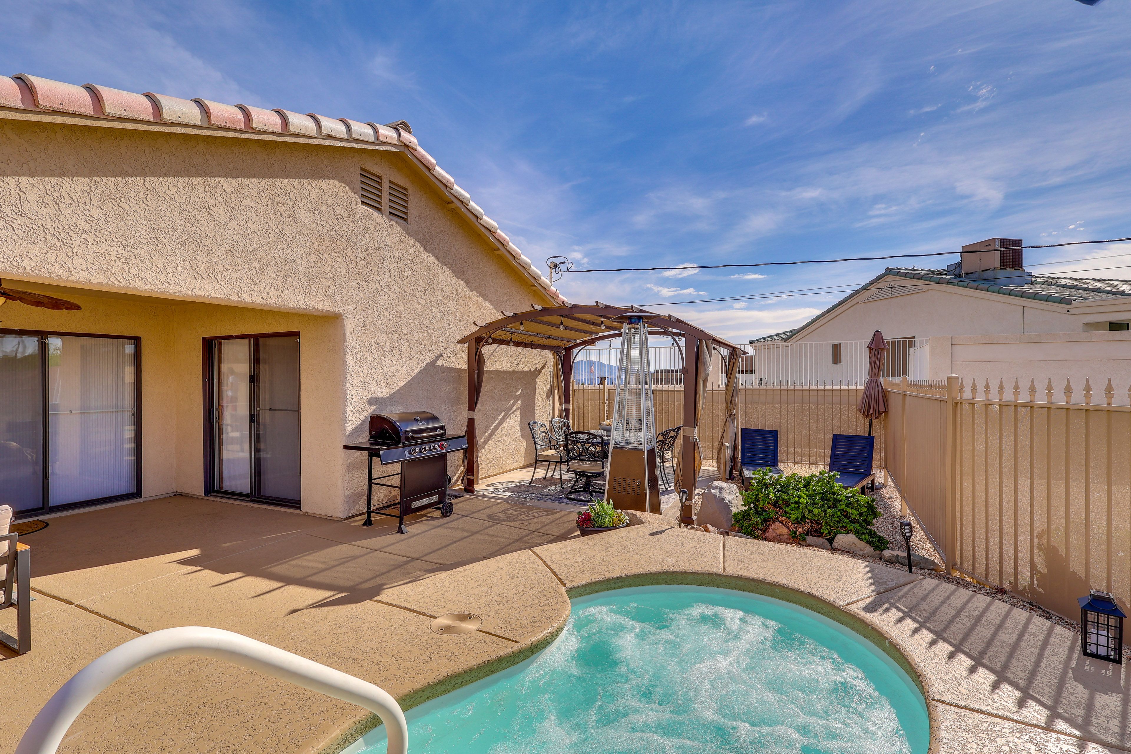 Lake Havasu City Vacation Rental | 3BR | 2BA | 1,388 Sq Ft | Small Step to Enter