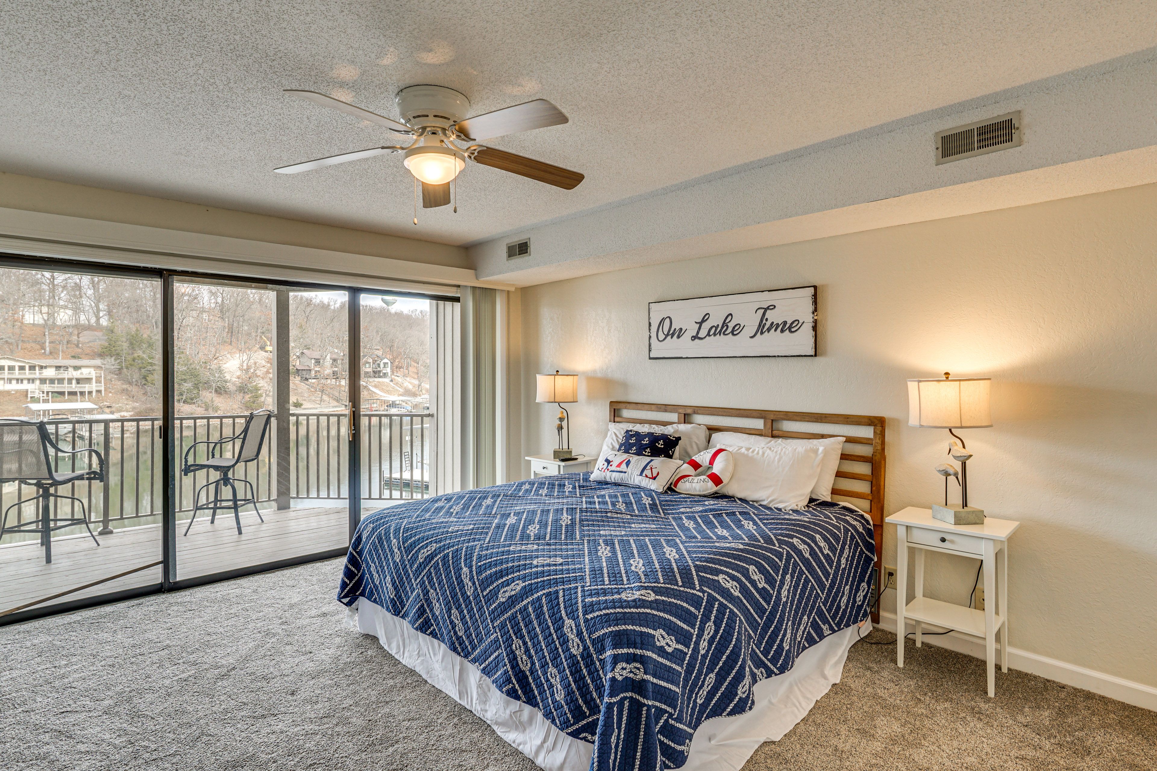 Bedroom 1 | King Bed | Basement Floor | Linens Provided