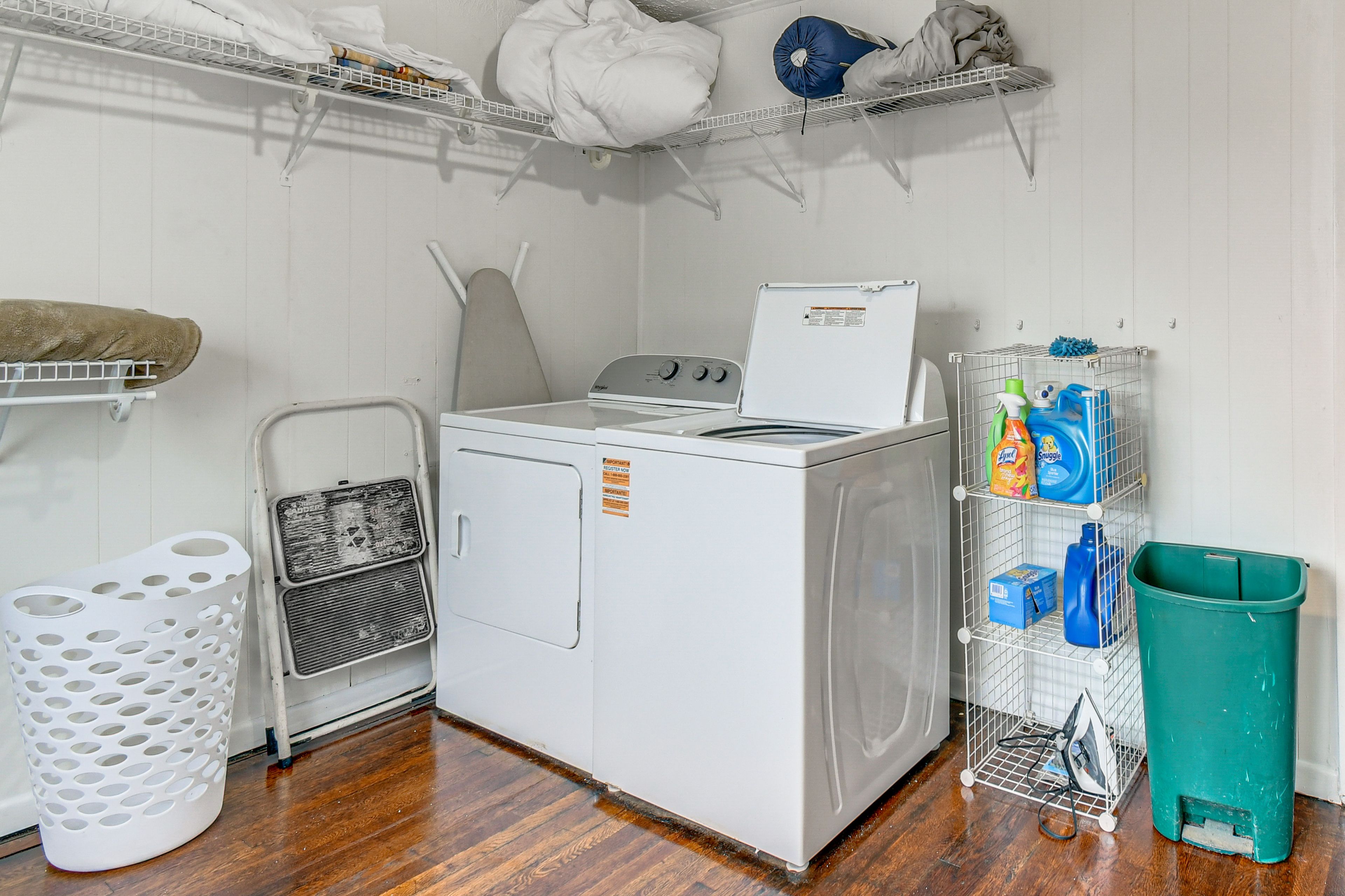 Laundry Room | 2nd Floor | Washer/Dryer | Detergent Provided | Iron/Board