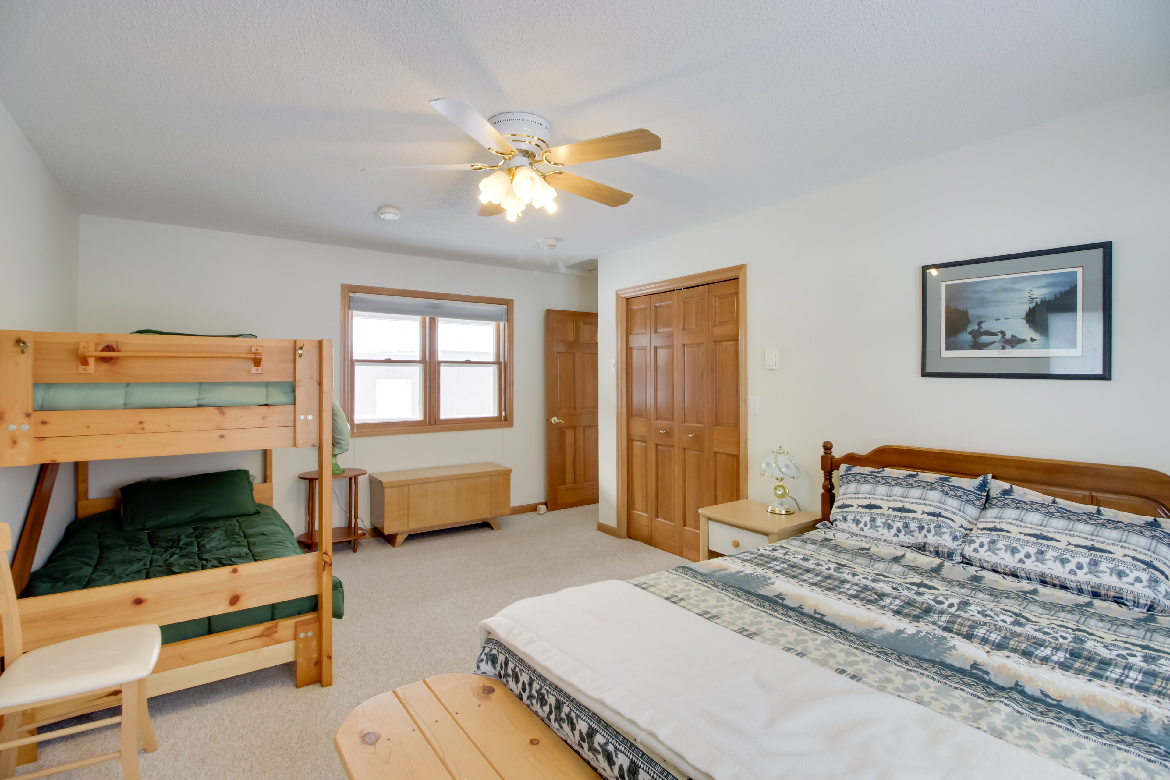 Bedroom 3 | Queen Bed | Twin Bunk Bed