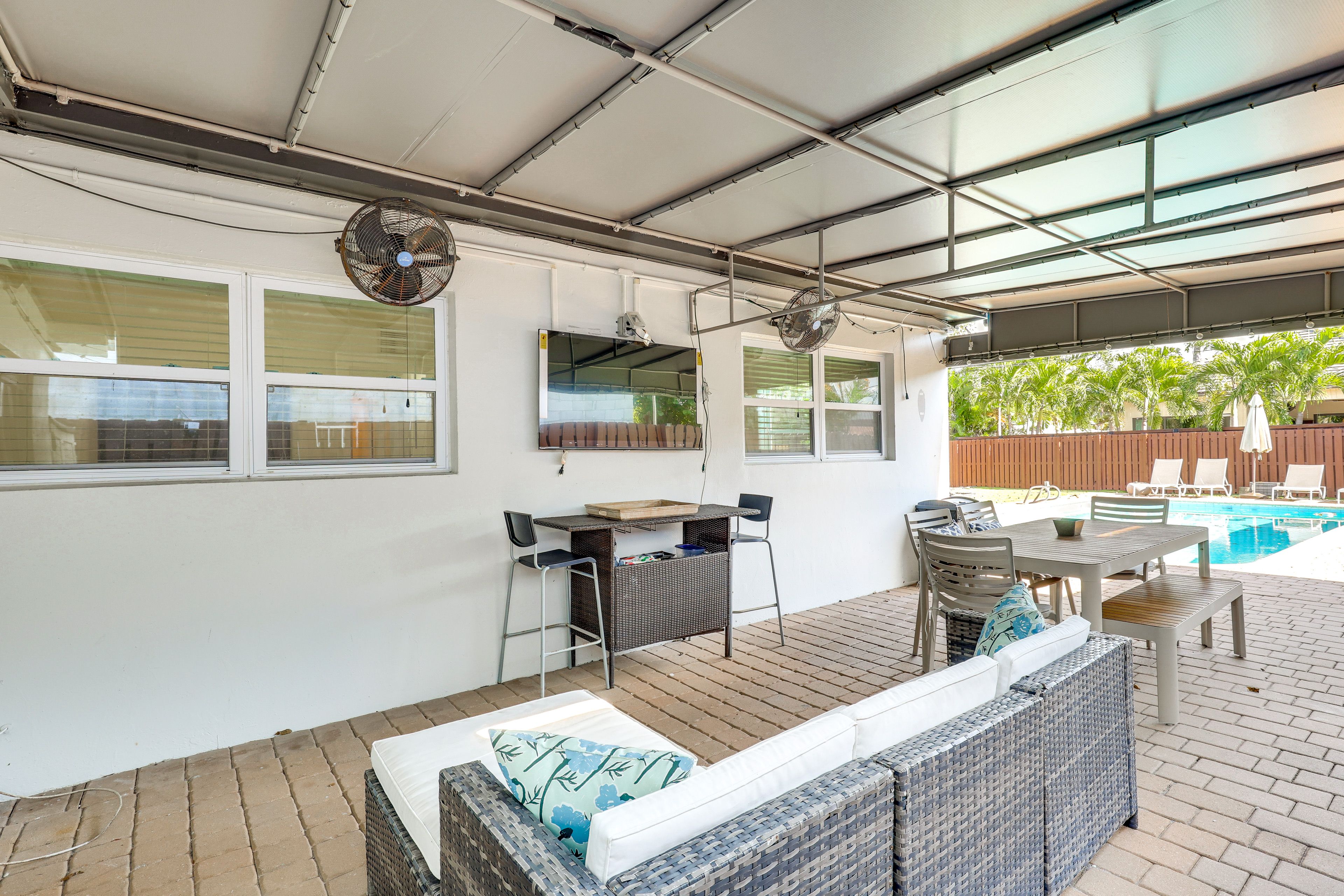 Private Patio | Single-Story Home