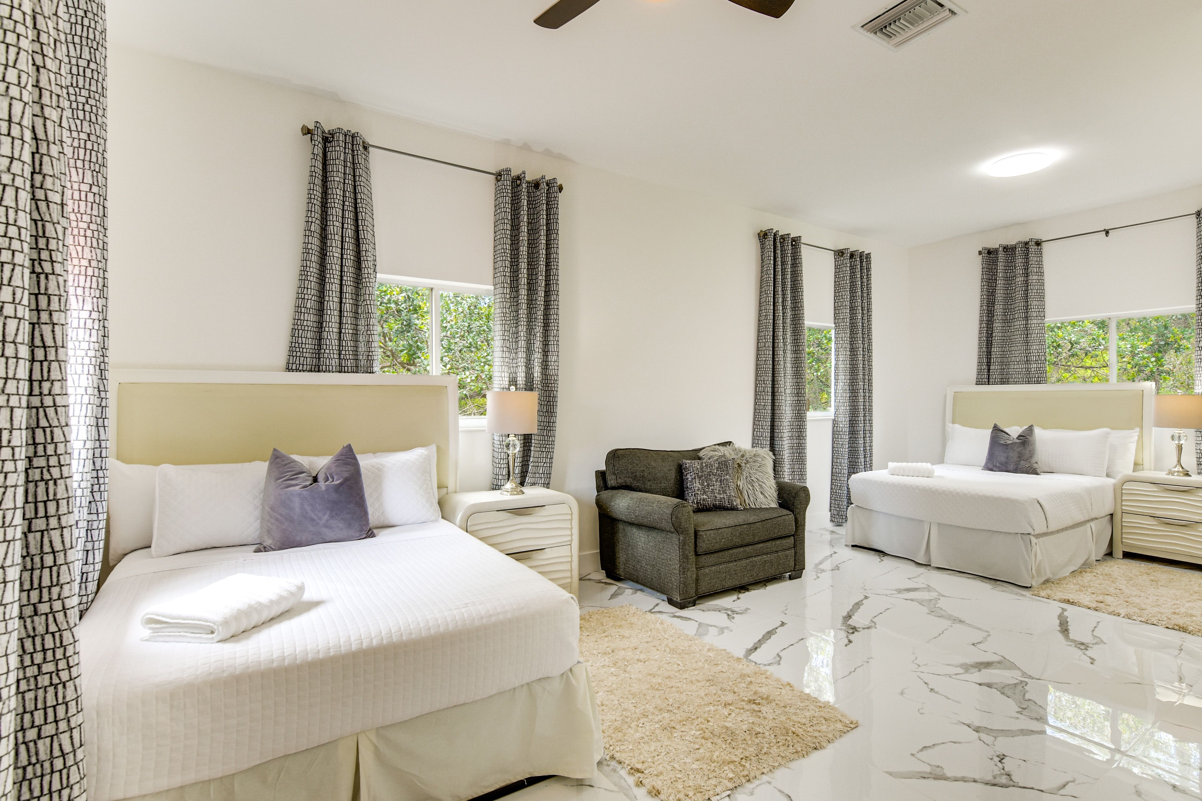 Bedroom 4 | 2nd Floor | 2 Queen Beds | Sleeper Sofa