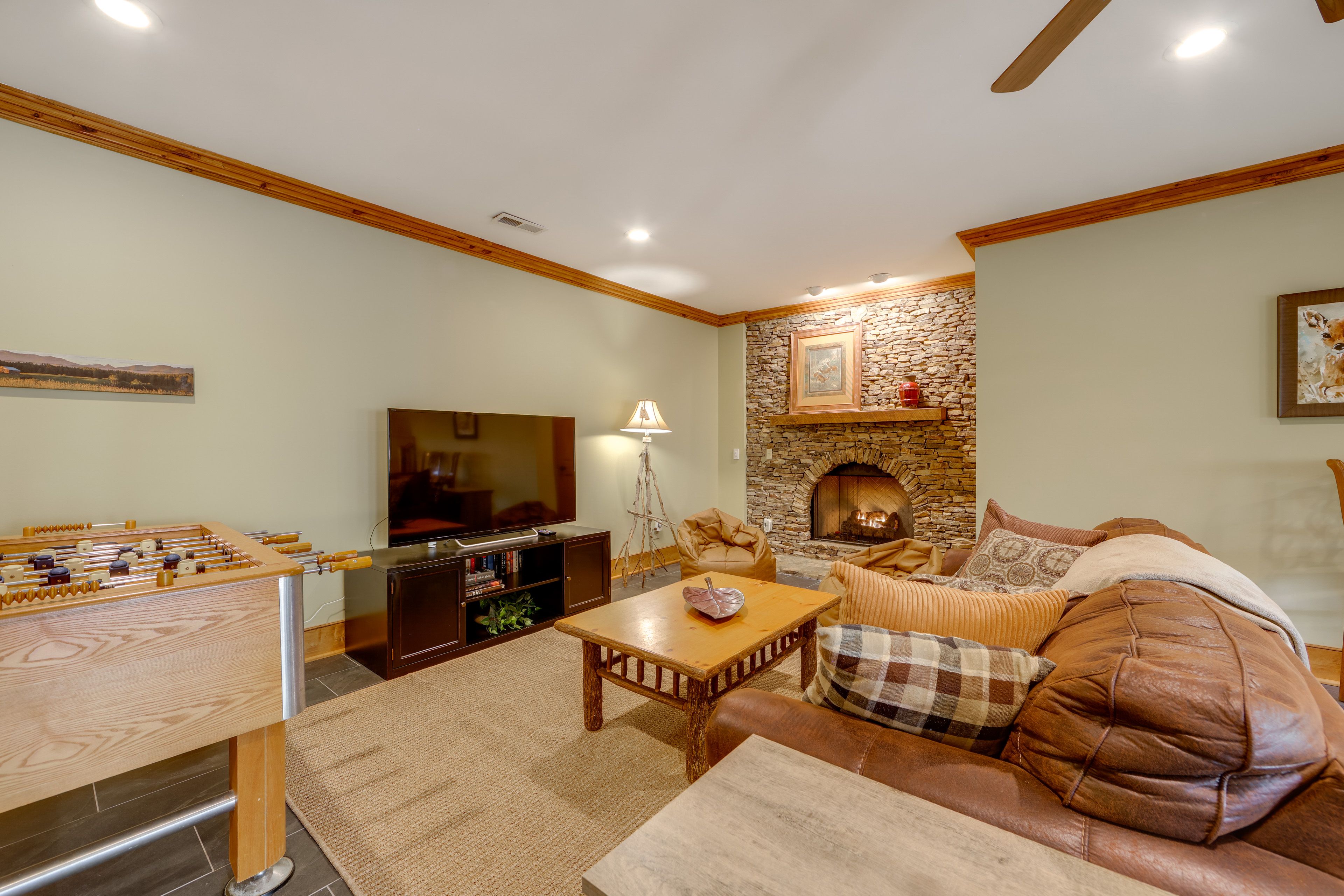 Game Room | Lower Level | Full Sleeper Sofa