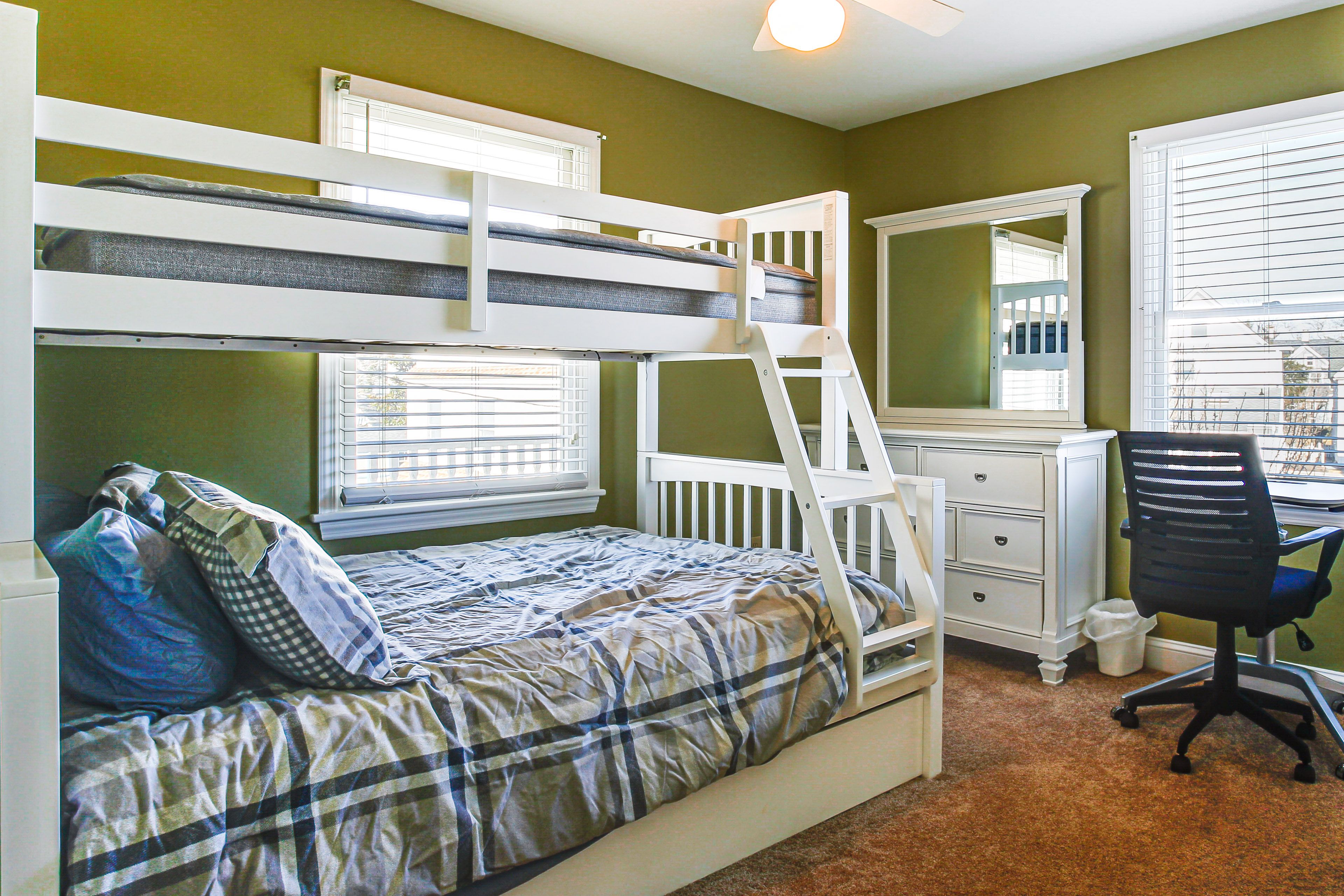 Bedroom 3 | 3rd Floor | Full/Queen Bunk Bed w/ Twin Trundle