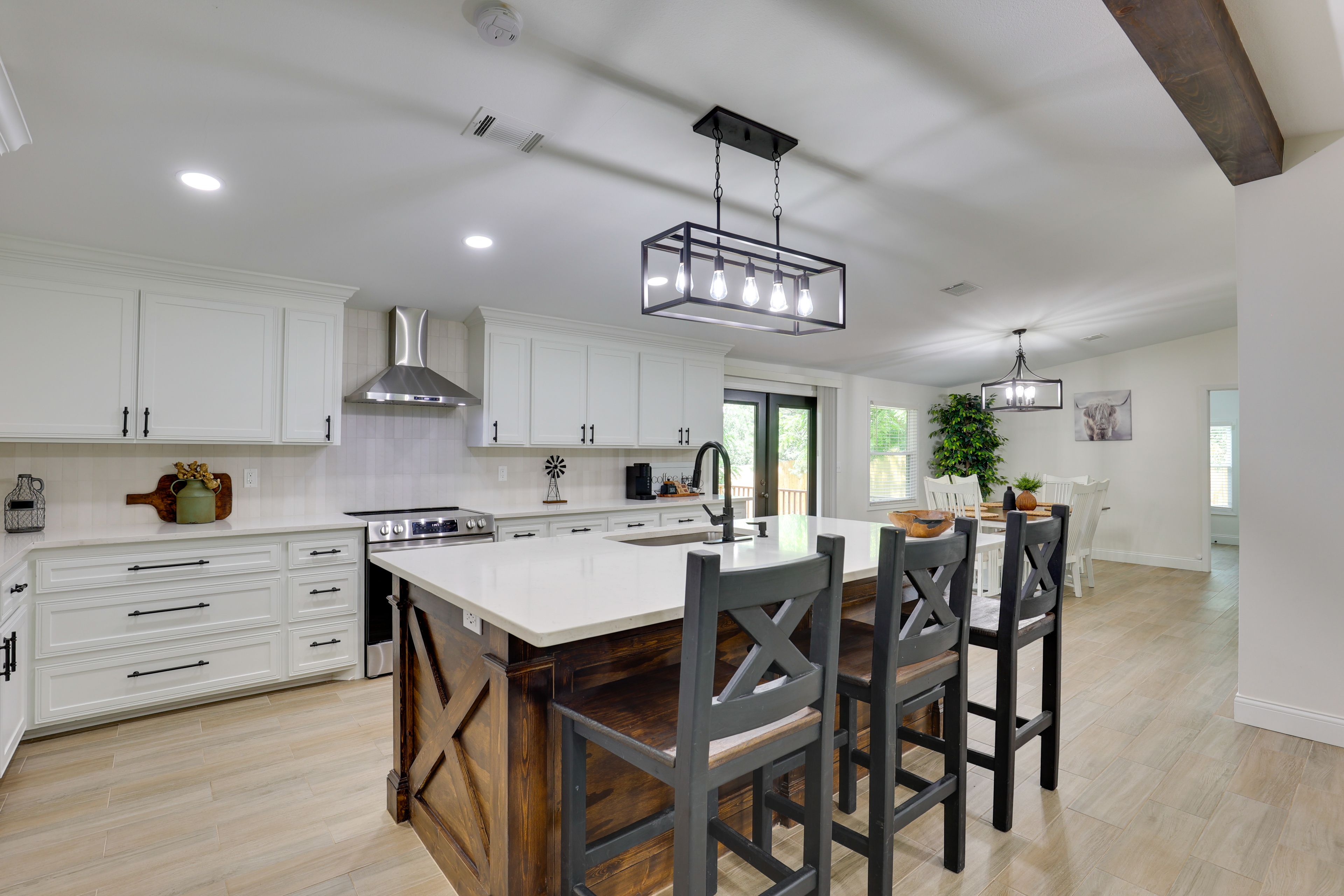 Kitchen & Dining Area | Central Heating & A/C